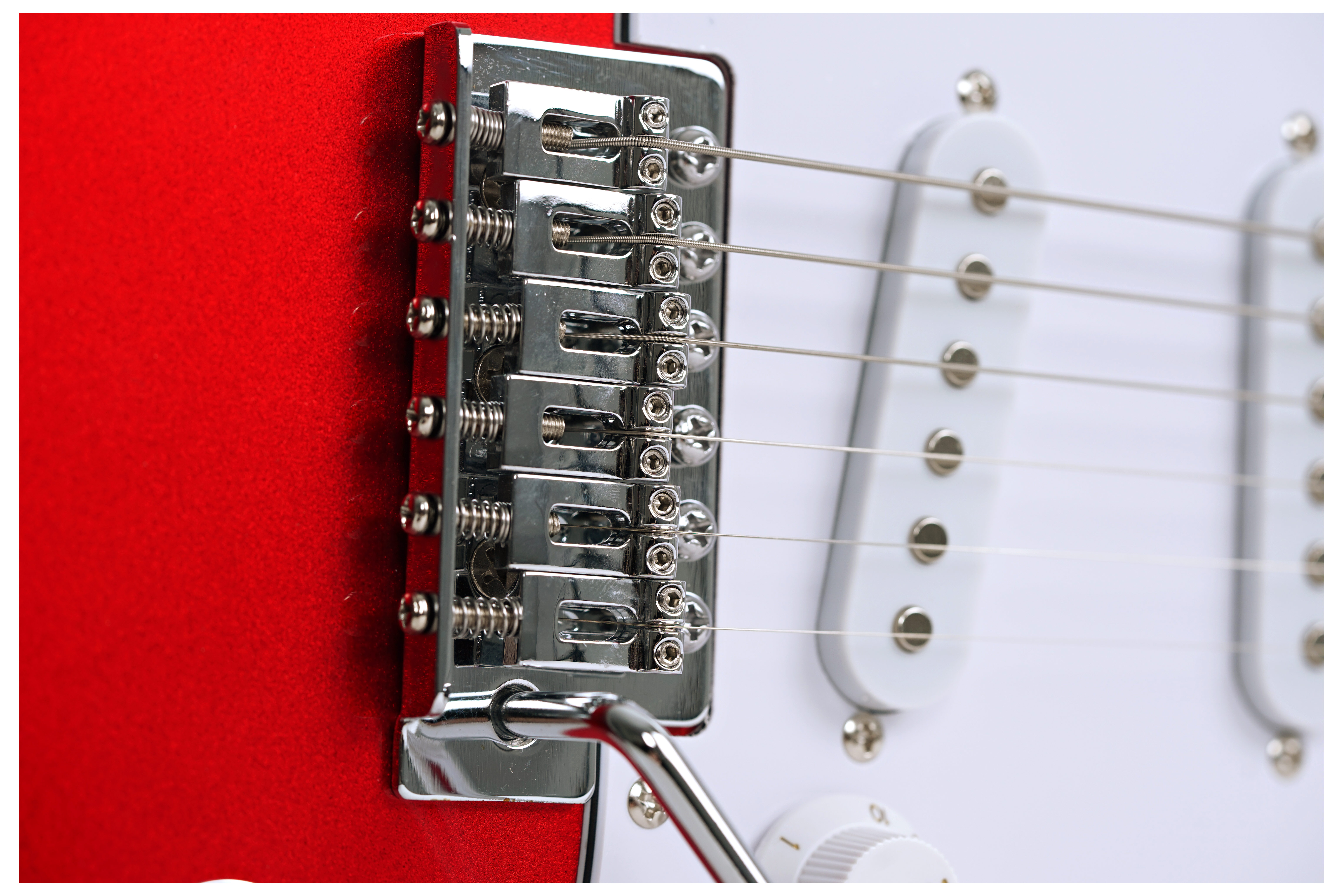 GUITARGUITAR EastCoast ST1 Candy Red Maple Fingerboard