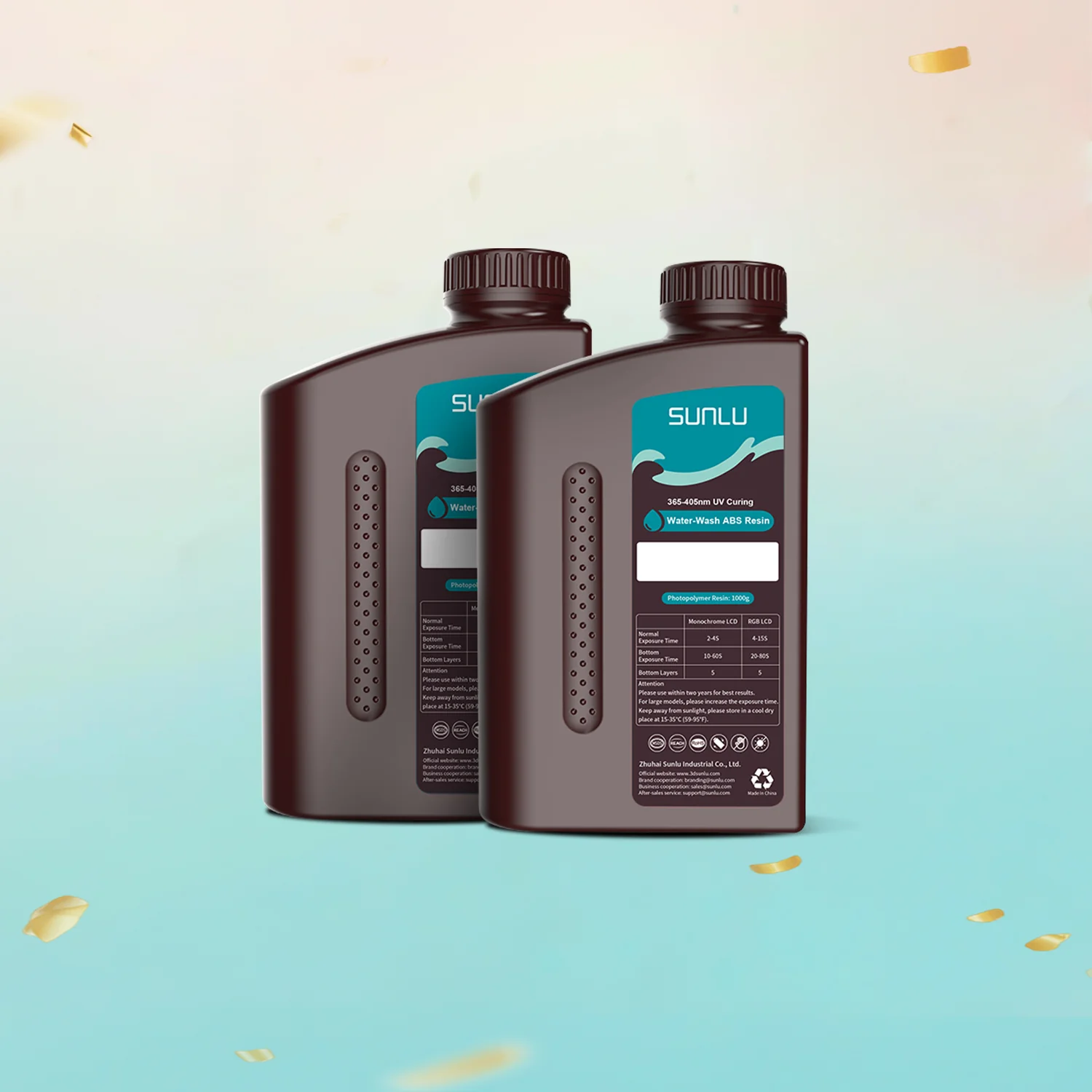[MOQ: 6Bottles] Water-wash ABS Like Resin 1000G