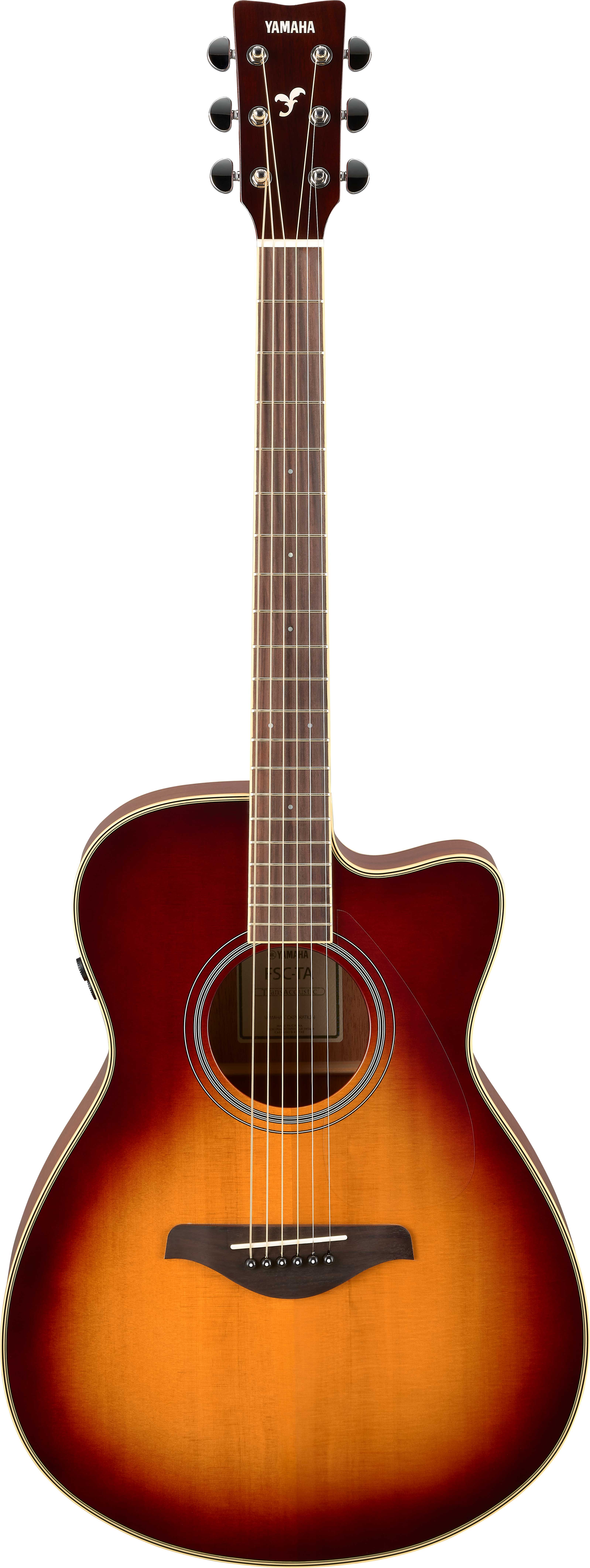 GUITARGUITAR Yamaha FSCTABS Transacoustic FS Cutaway Brown Sunburst