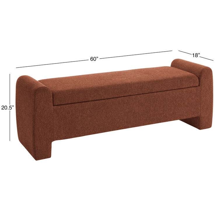 World Market Donatella Upholstered Storage Bench