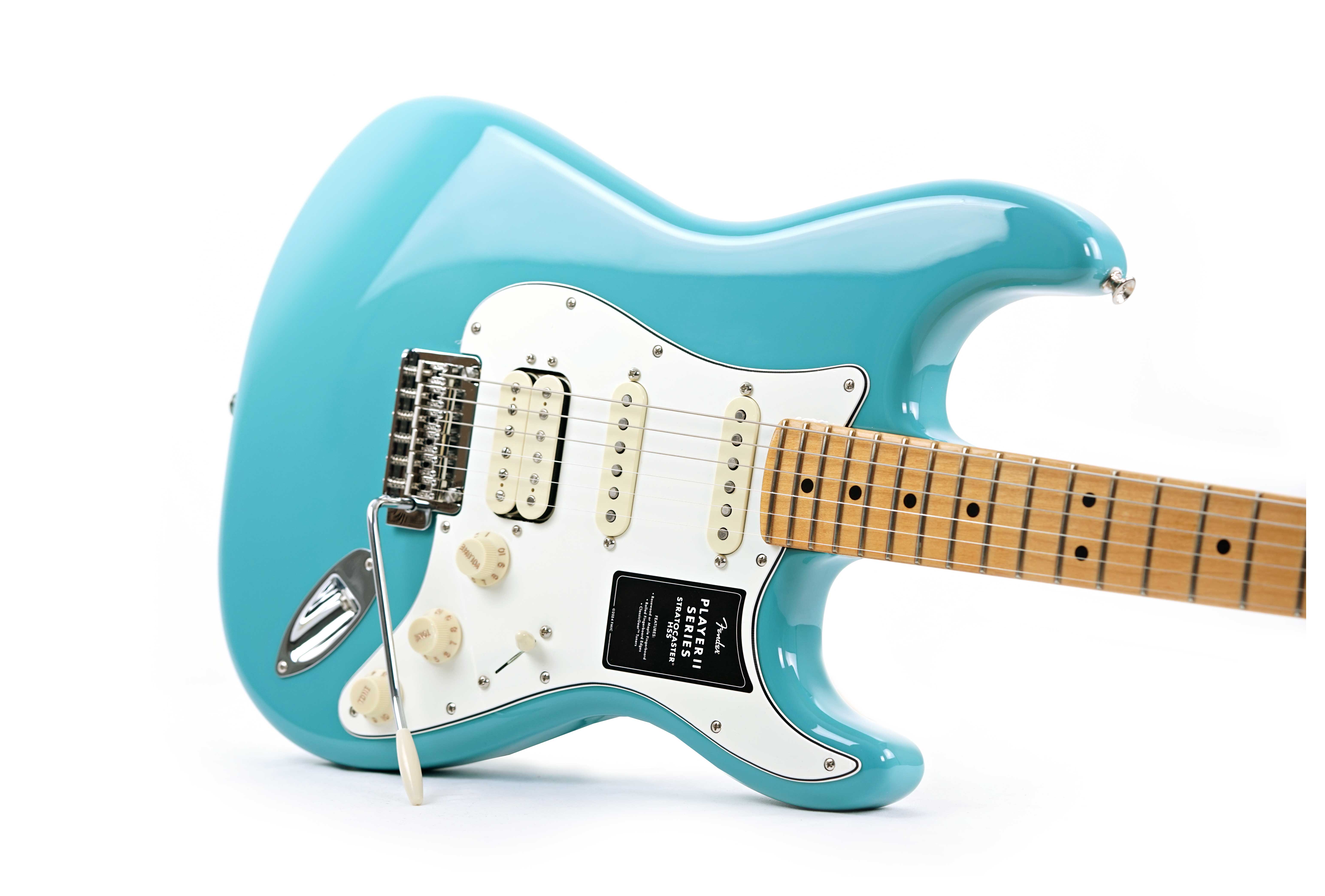 GUITARGUITAR Fender Player II Stratocaster HSS Aquatone Blue Maple Fingerboard