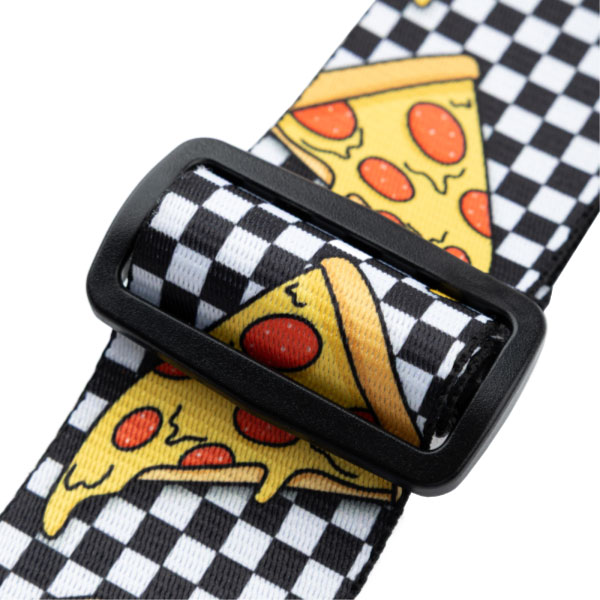 GUITARGUITAR Levy's Tasty Grooves Poly Strap Checkered Pizza Party