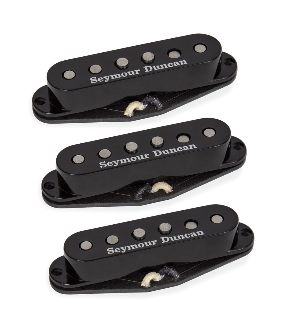 GUITARGUITAR Seymour Duncan Scooped for Stratocaster Singlecoil Pickup Set Black