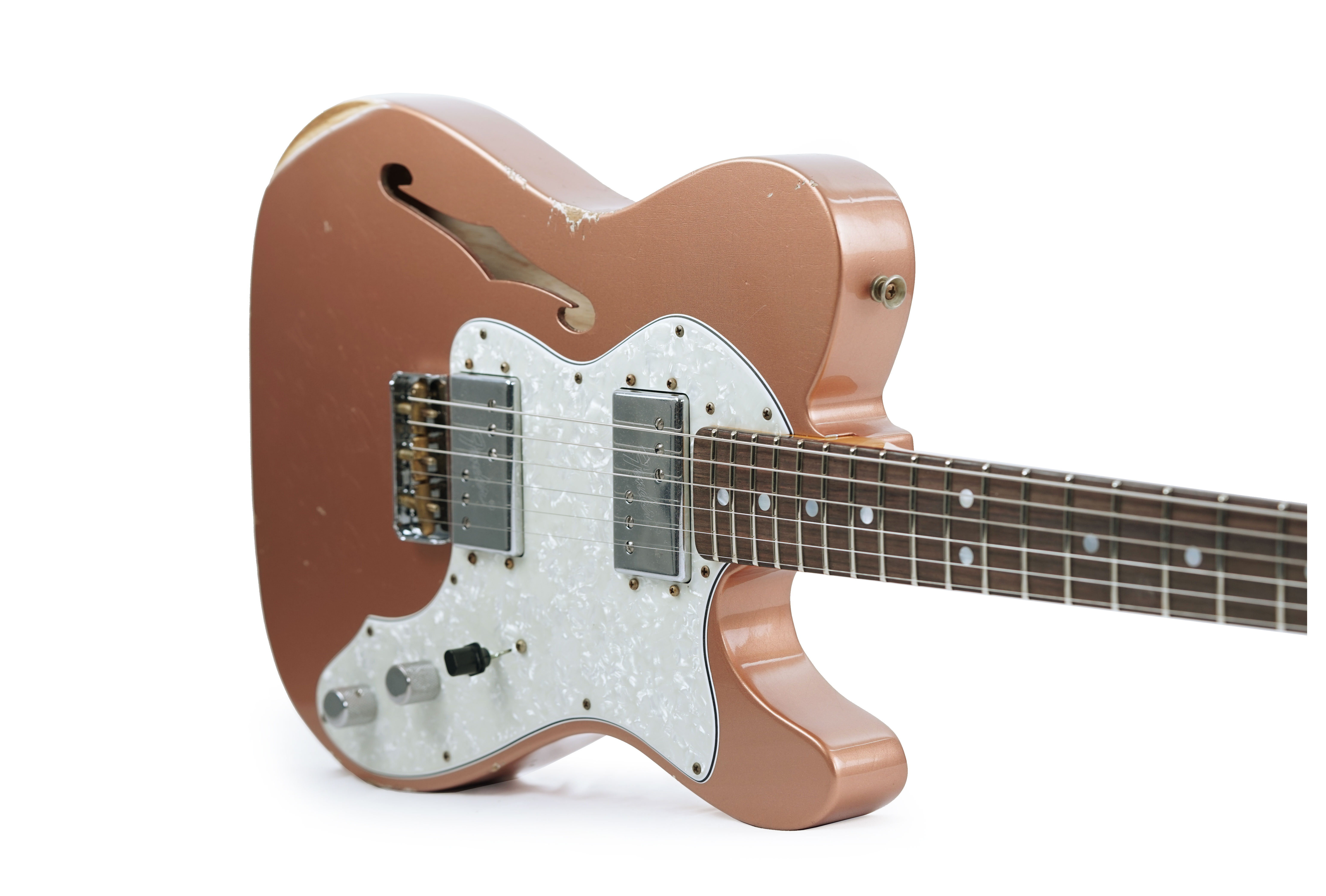 GUITARGUITAR Fender Custom Shop Bobbed Thinline Telecaster Copper Penny Relic