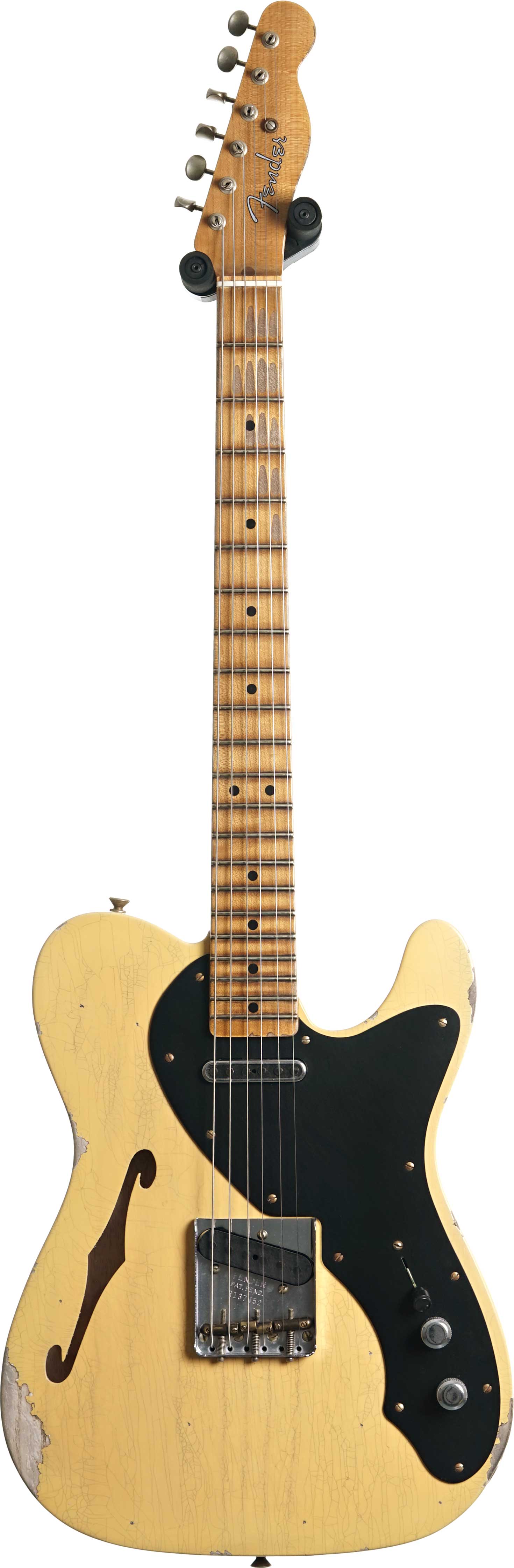 GUITARGUITAR Fender Custom Shop Limited Edition Nocaster Thinline Relic Aged Nocaster Blonde #R137452