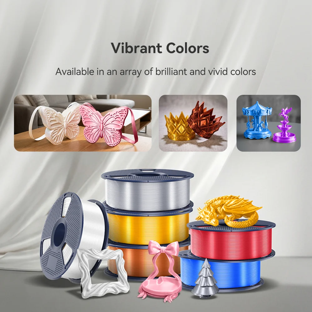 [MOQ: 6KG] SILK 3D Printer Filament 1KG
