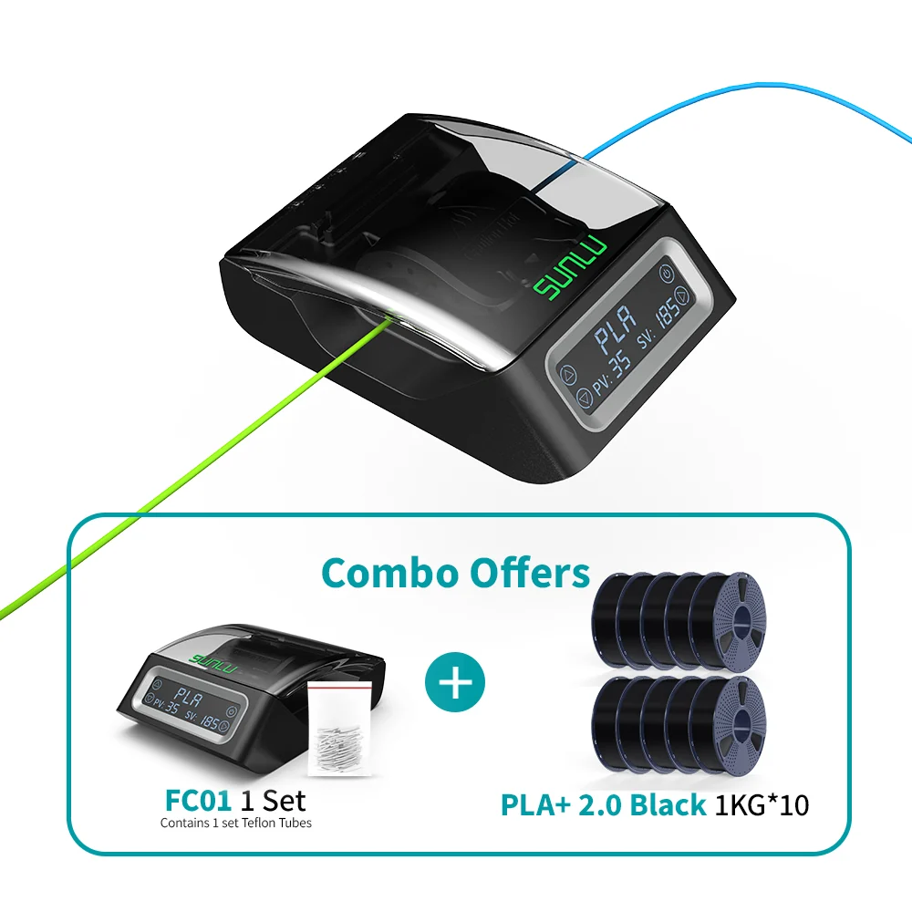 SUNLU Filament Connector FC01, Fusion Splicer, Weldable to 1.75mm PLA, ABS, PETG, PCL, PA and PC Filament