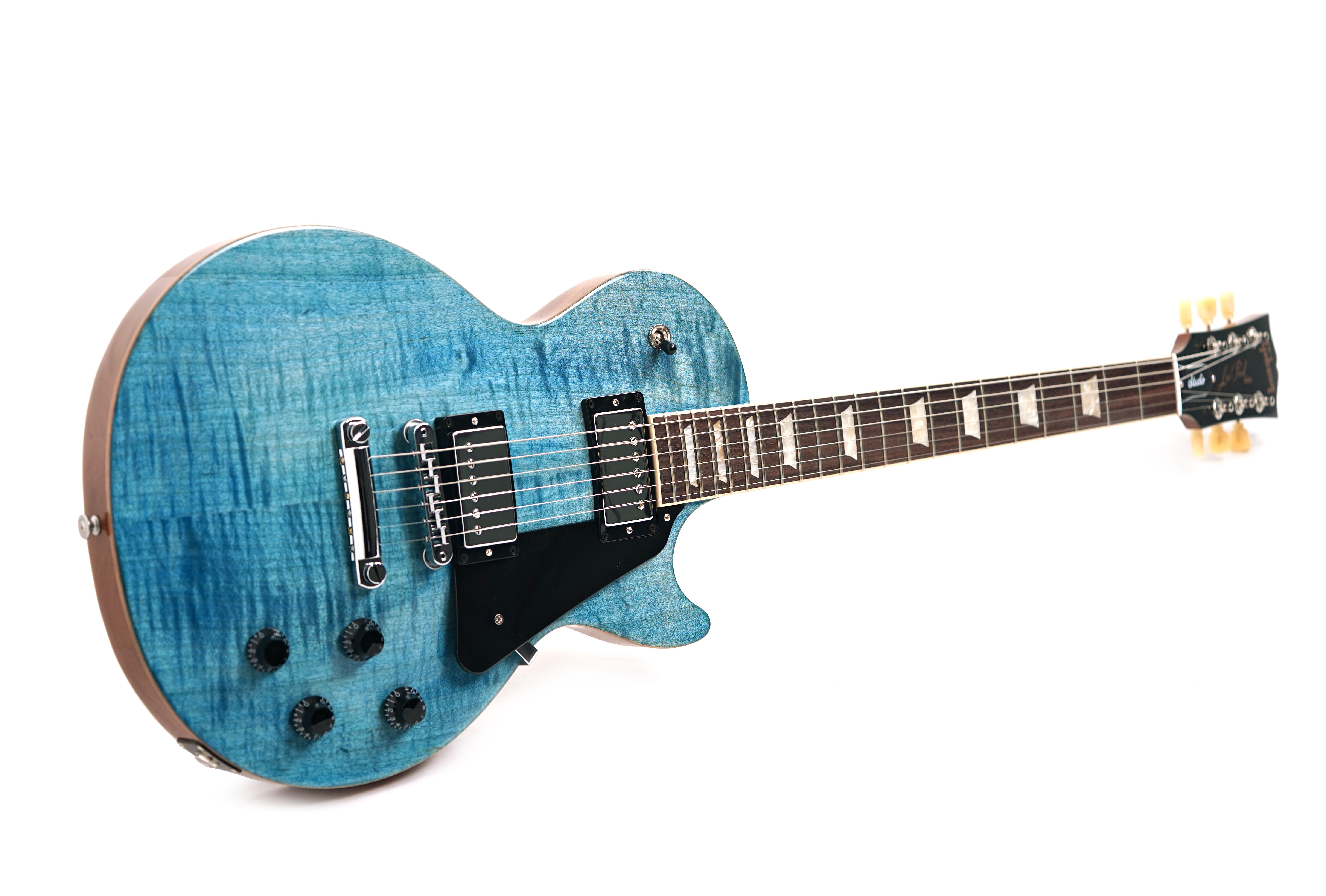GUITARGUITAR Gibson Les Paul Studio Figured Ocean Blue #204850014