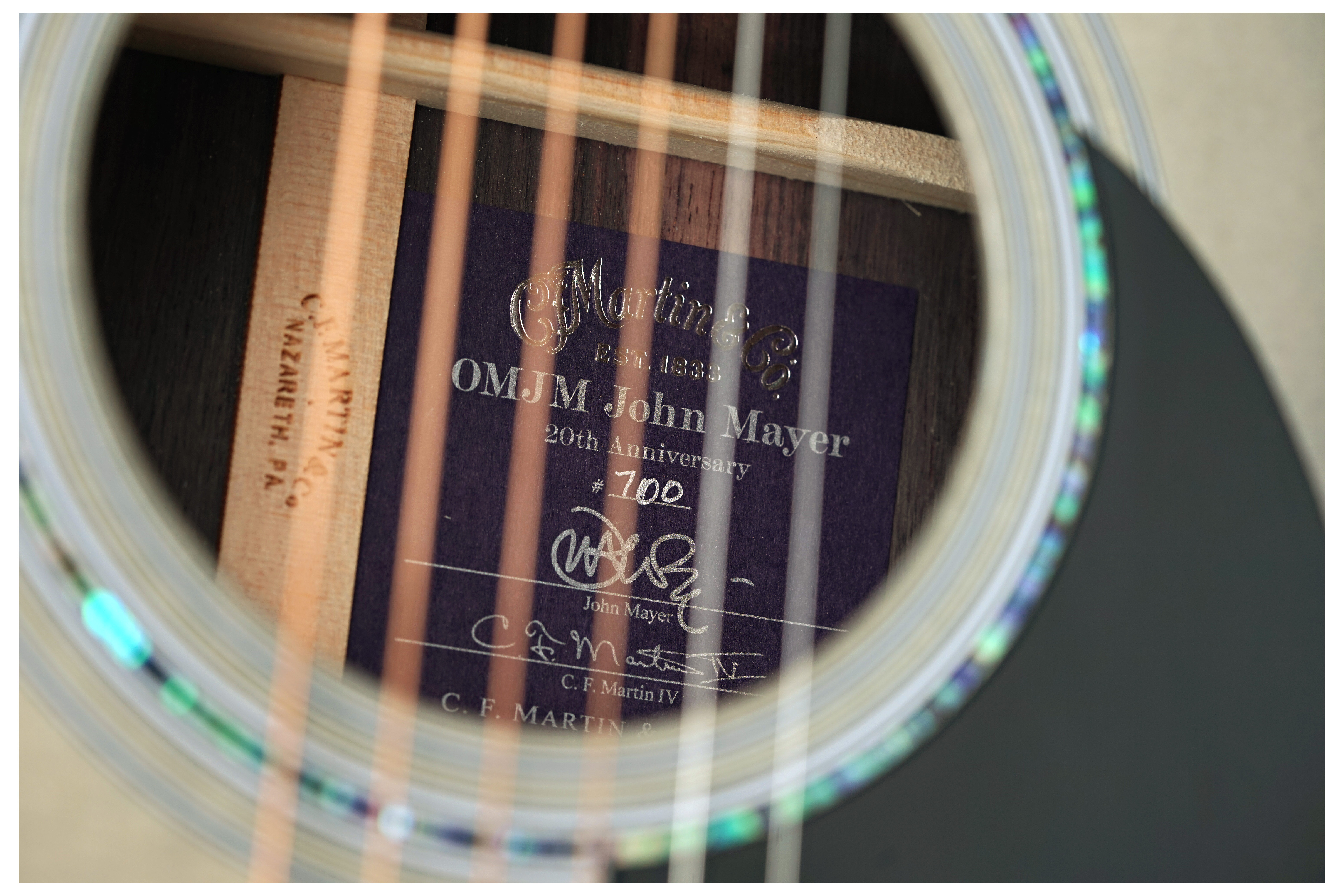 GUITARGUITAR Martin OM-JM John Mayer 20th Anniversary