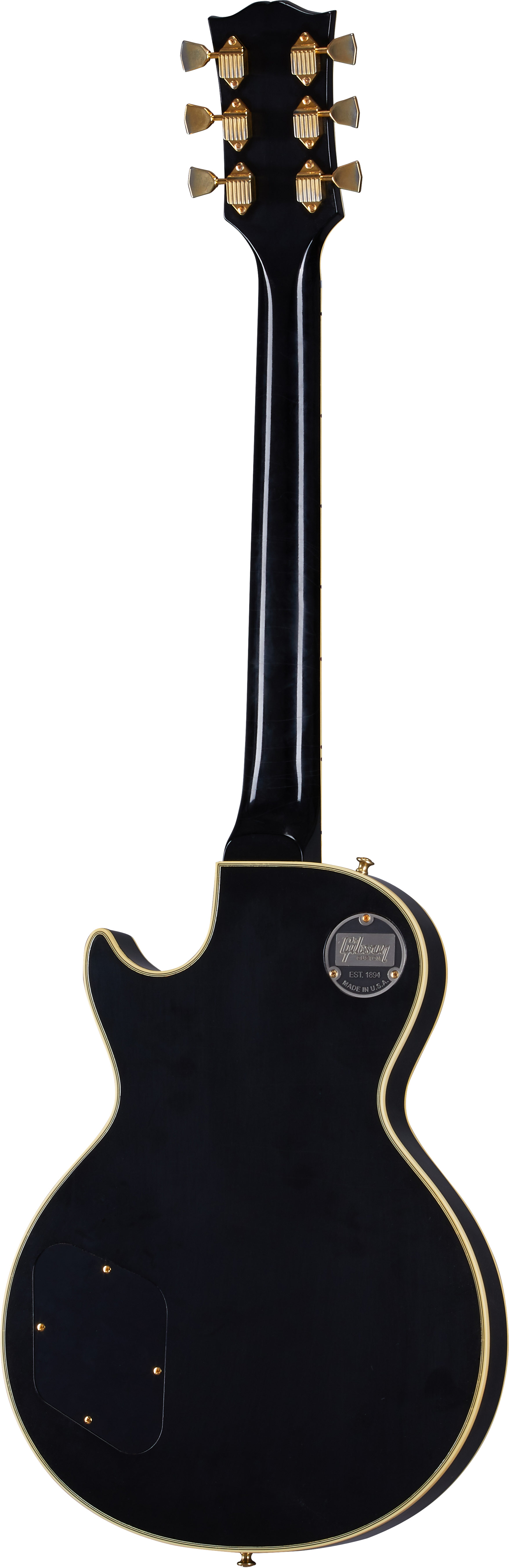 GUITARGUITAR Gibson Custom Shop Murphy Lab 1968 Les Paul Custom Reissue Ultra Light Aged Ebony