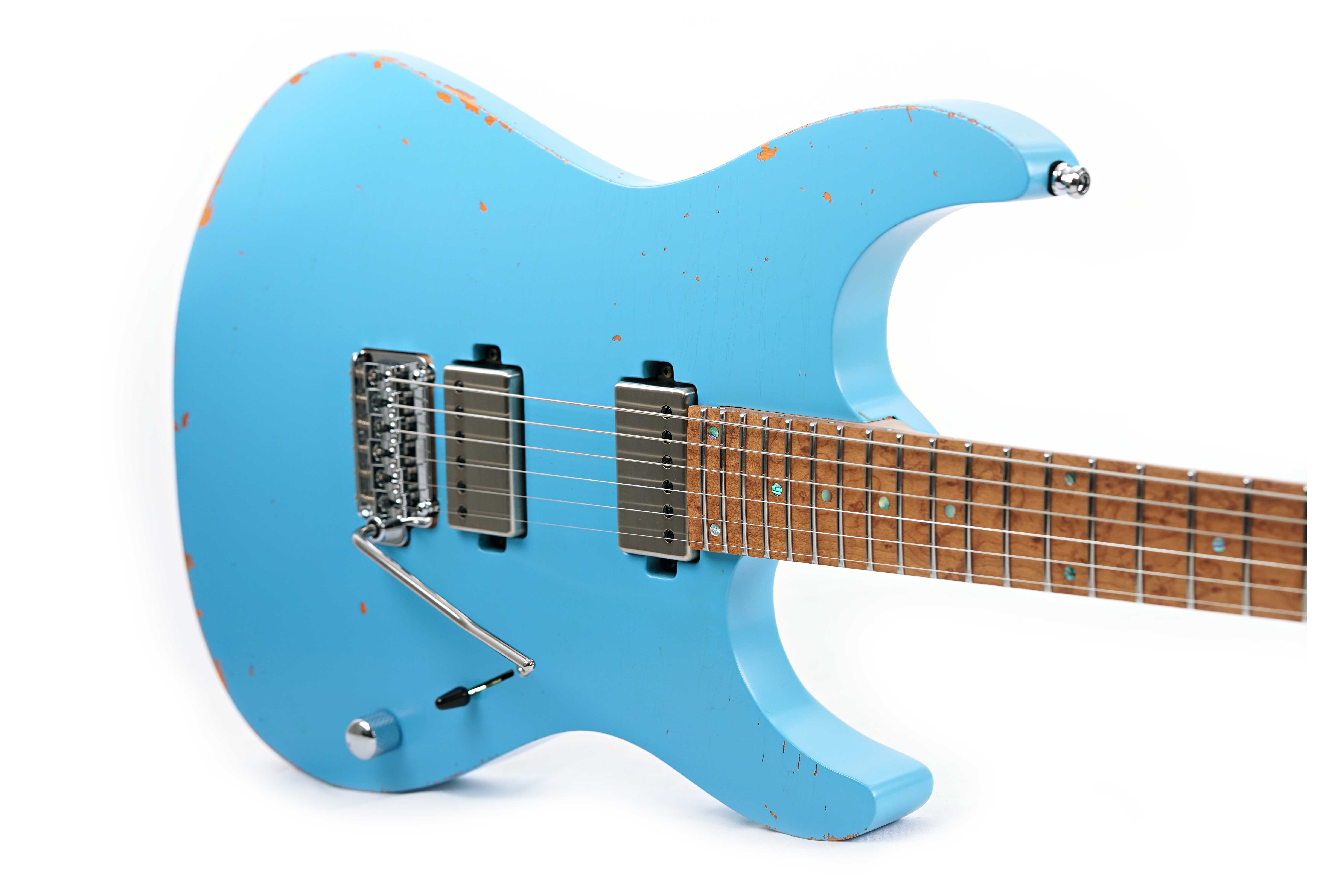 GUITARGUITAR Mayones Aquila Aged V24 6 Monolith Daphne Blue #AQ2405427
