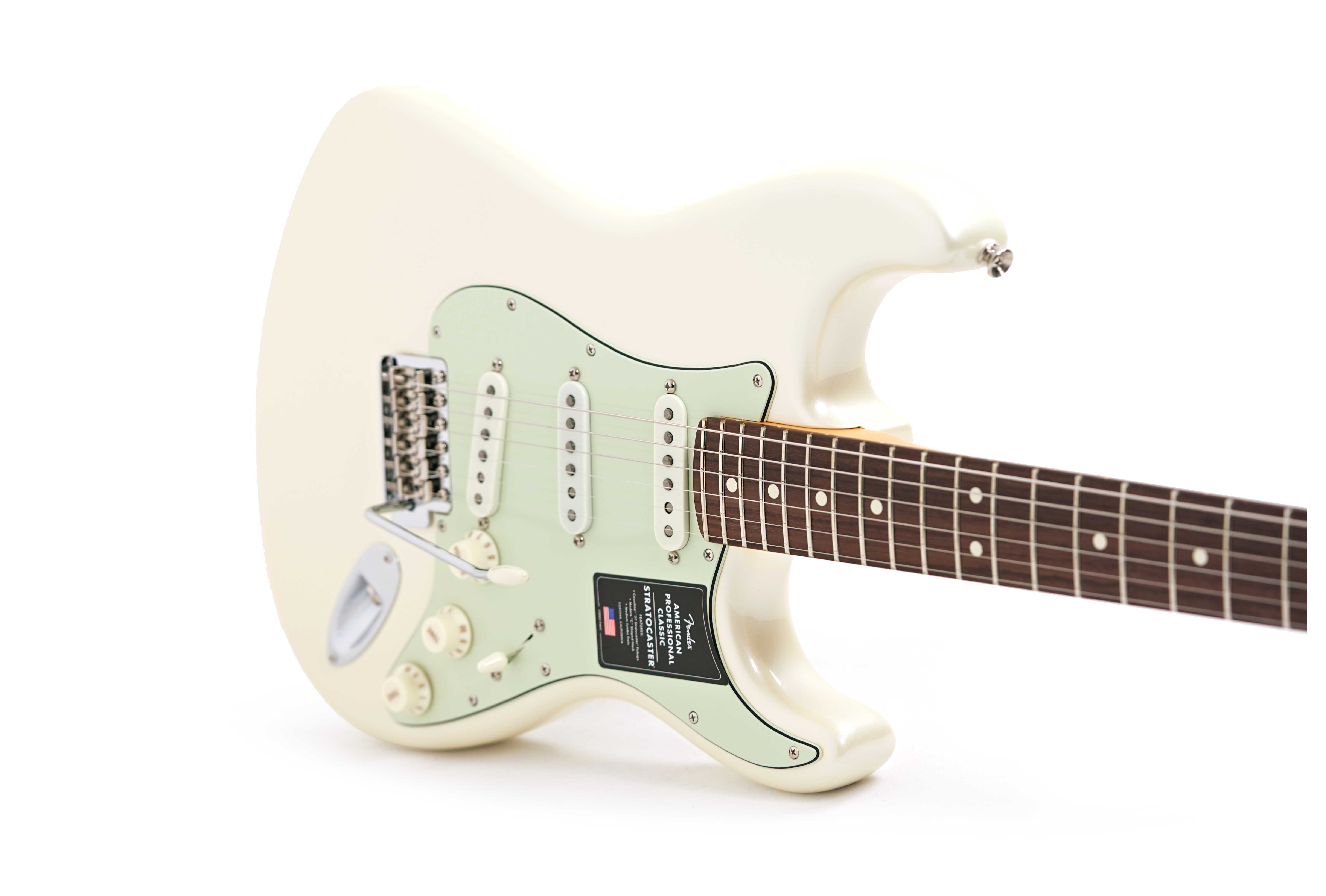 GUITARGUITAR Fender guitarguitar Exclusive American Professional Classic Stratocaster Rosewood Fingerboard Olympic White