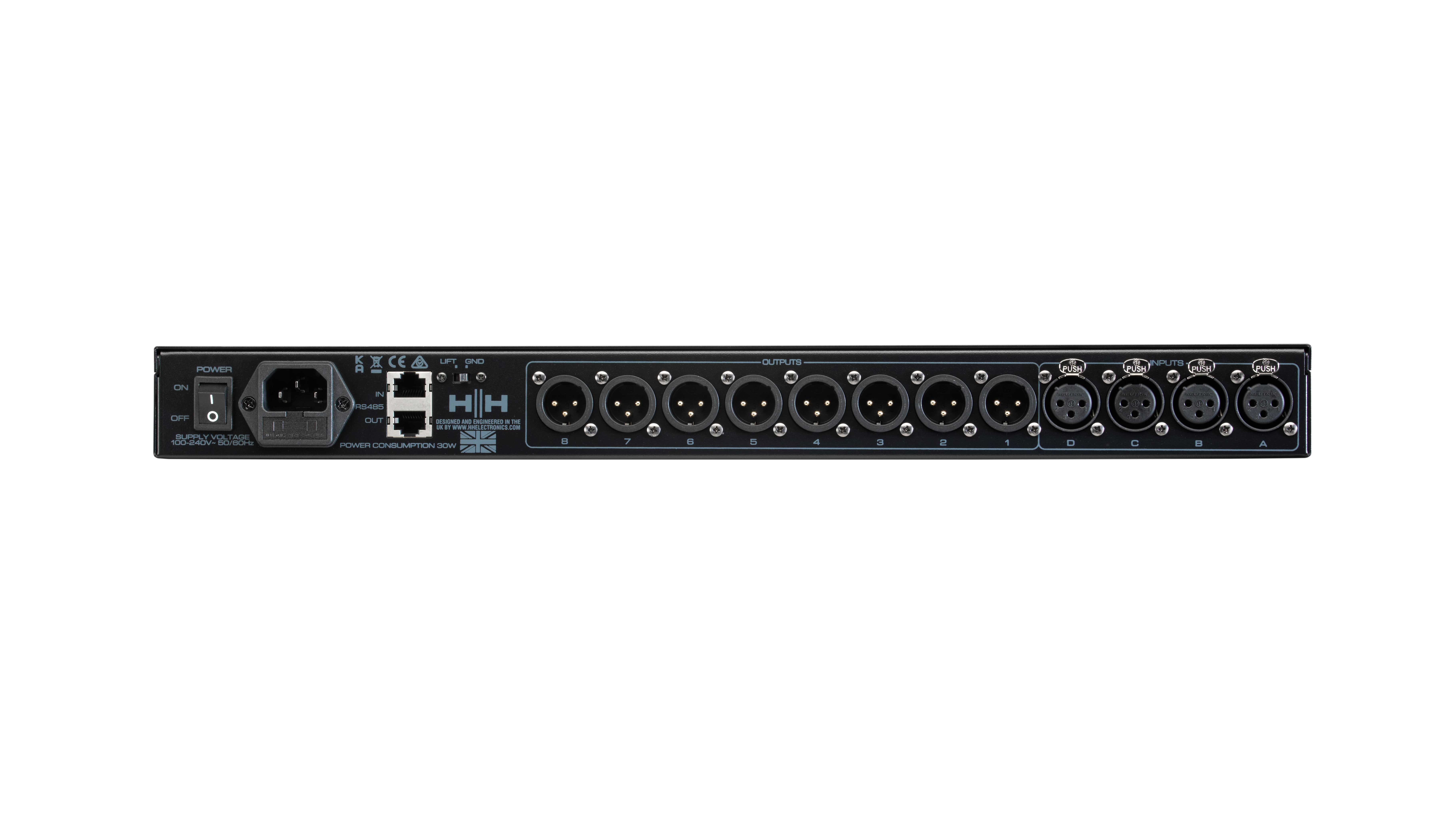 GUITARGUITAR HH SP-SERIES - SP48 - Digital Loudspeaker Management Processor - 4 in 8 out