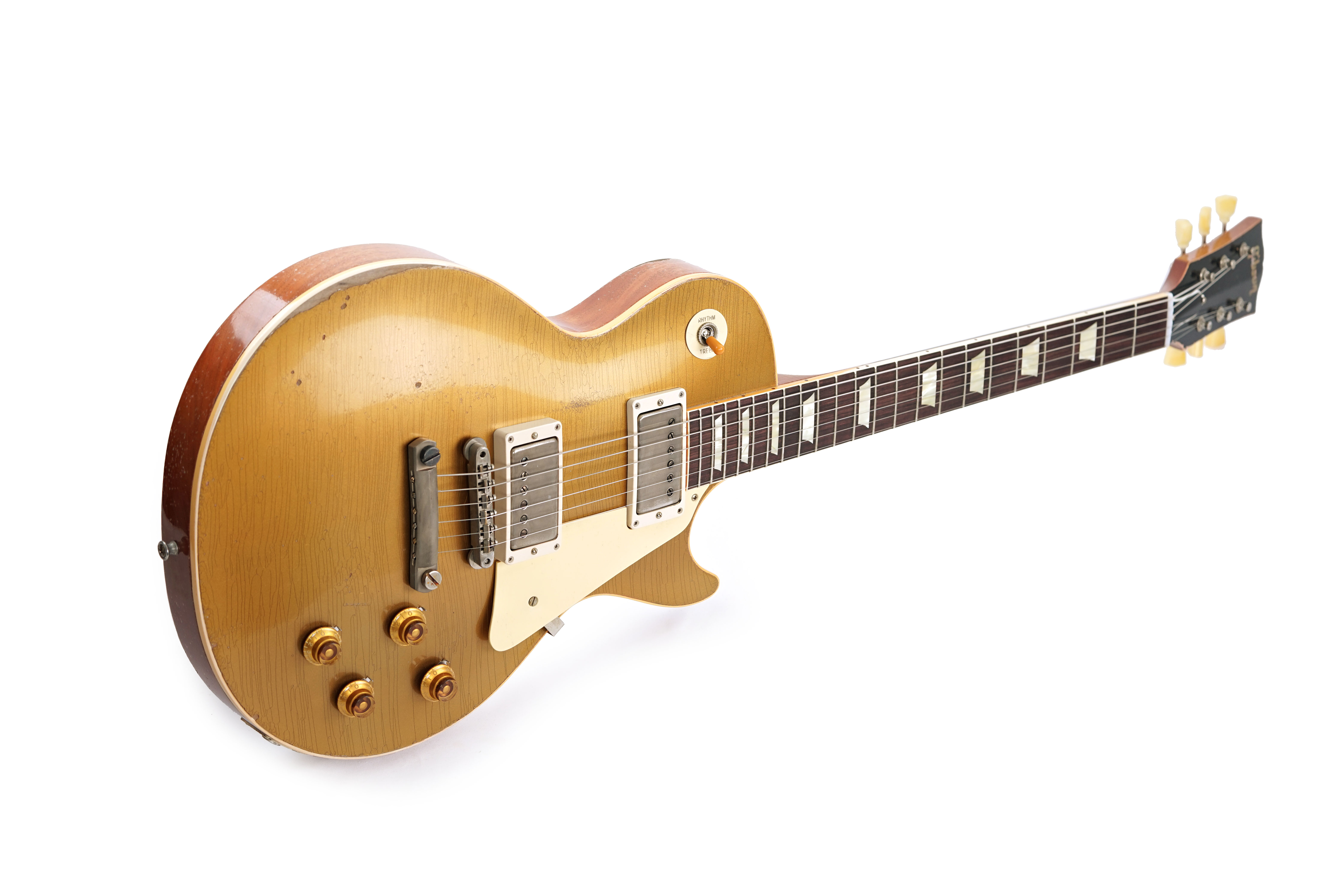 GUITARGUITAR Gibson Custom Shop Murphy Lab 1957 Les Paul Standard Reissue Ultra Heavy Aged Double Gold #742150