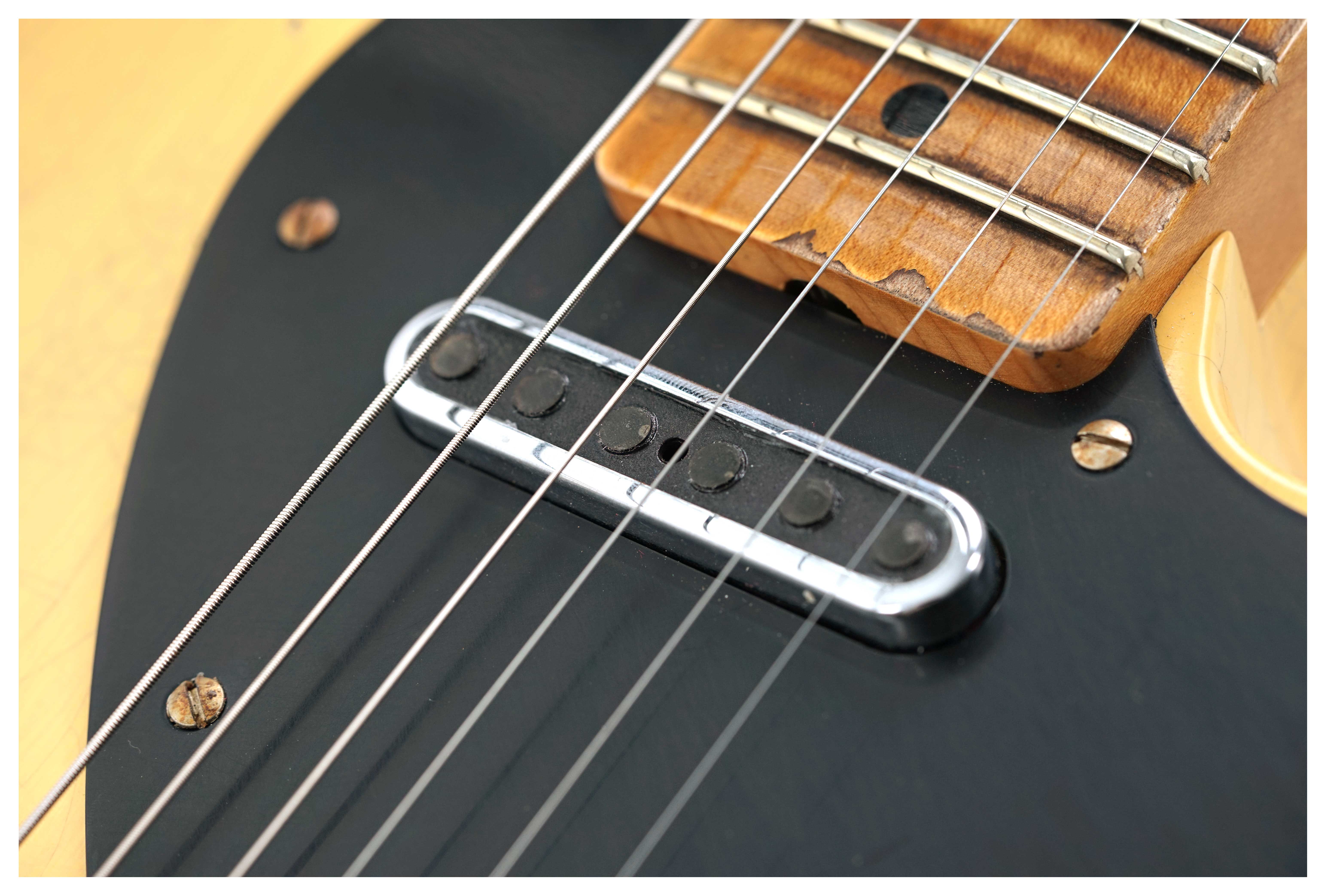 GUITARGUITAR Fender Custom Shop Limited Edition Nocaster Thinline Relic Aged Nocaster Blonde #R137452