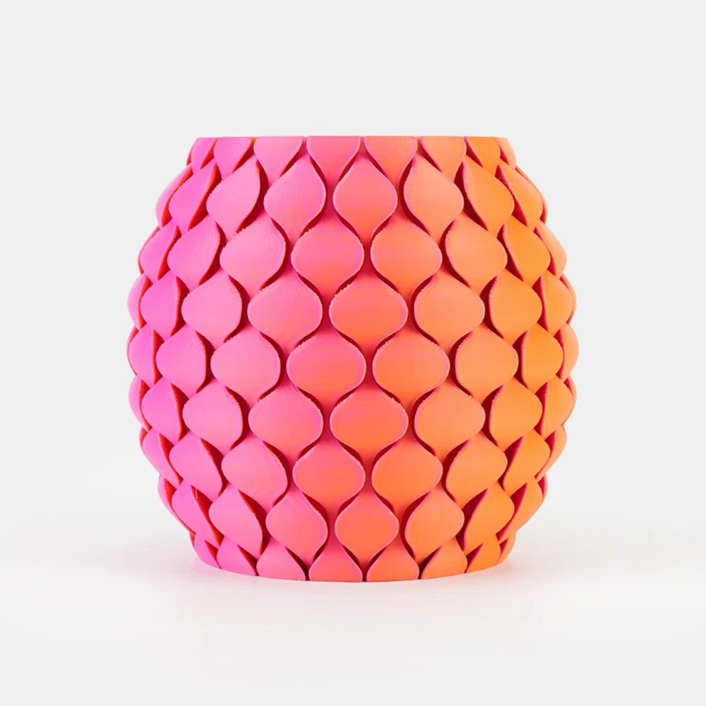 SUNLU Matte PLA Dual-Color 3D Printer Esthenic Filament 1KG, Seamless Two-Tone Shifts & Soft Matte Finish