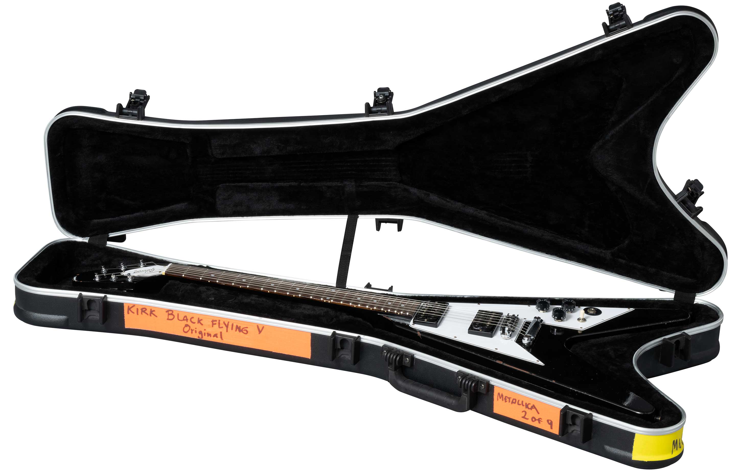 GUITARGUITAR Gibson Custom Shop Kirk Hammett 1979 Flying V Ebony
