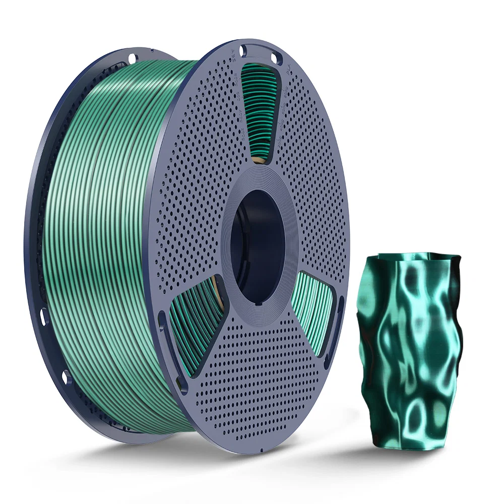 [MOQ: 3KG] Multi-Color SILK Filament(Dual-color, Tri-color and Four-color) 3D Printer Filament 1KG