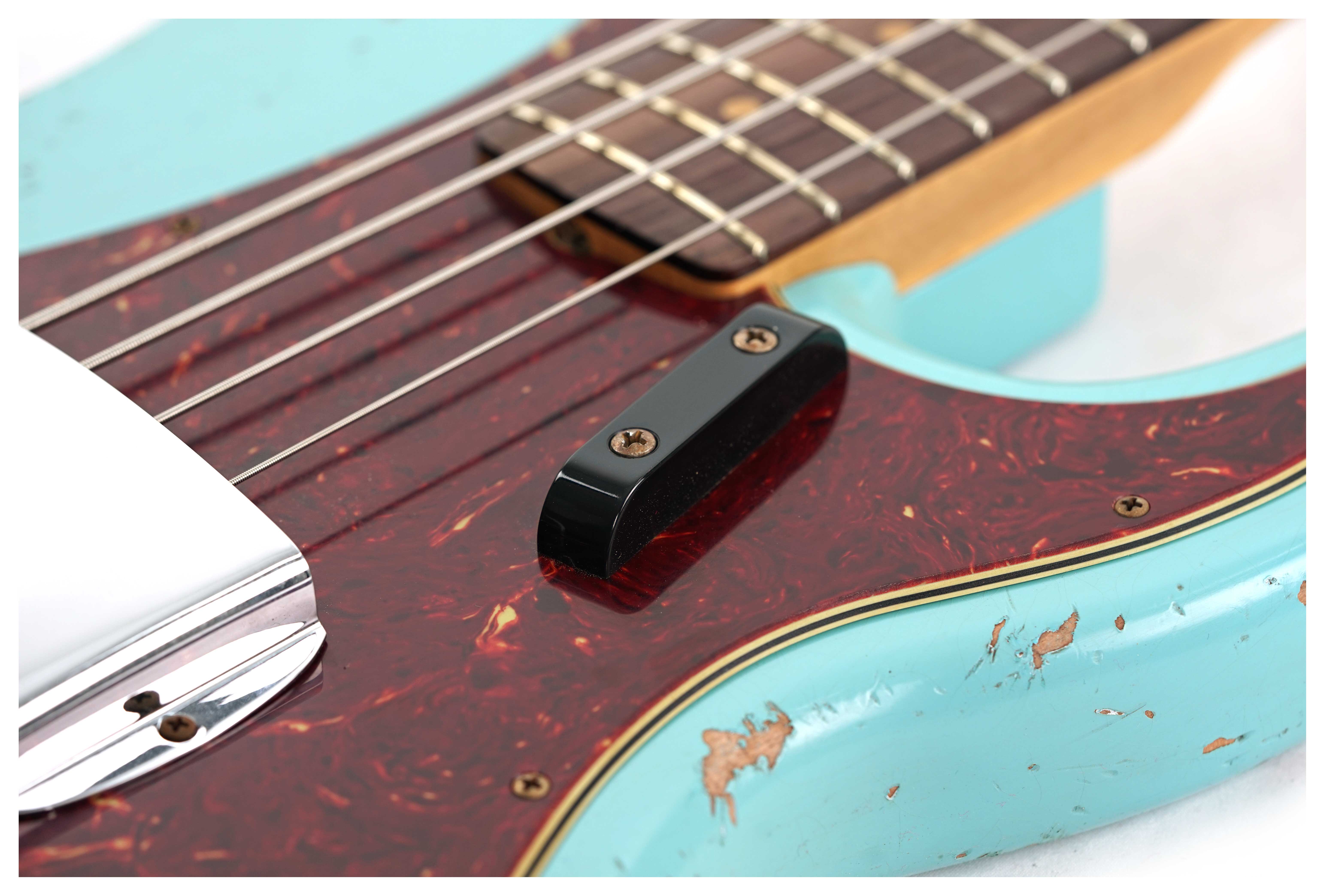 GUITARGUITAR Fender Custom Shop Limited Edition 1963 Precision Bass Heavy Relic Aged Daphne Blue #CZ580843