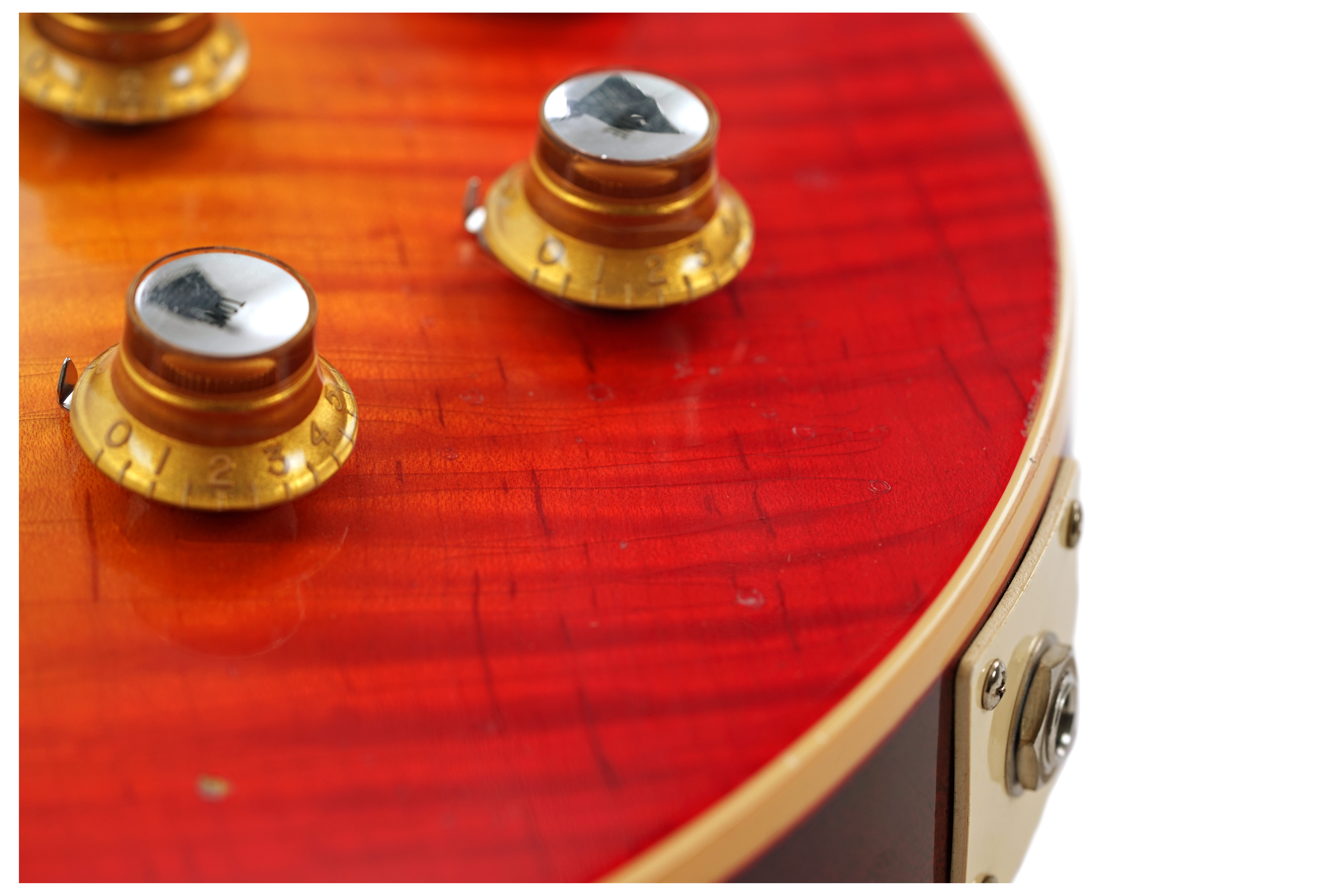 GUITARGUITAR Gibson Custom Shop 60s Les Paul Standard M2M Tomato Soup Burst Murphy Lab Heavy Aged #04327