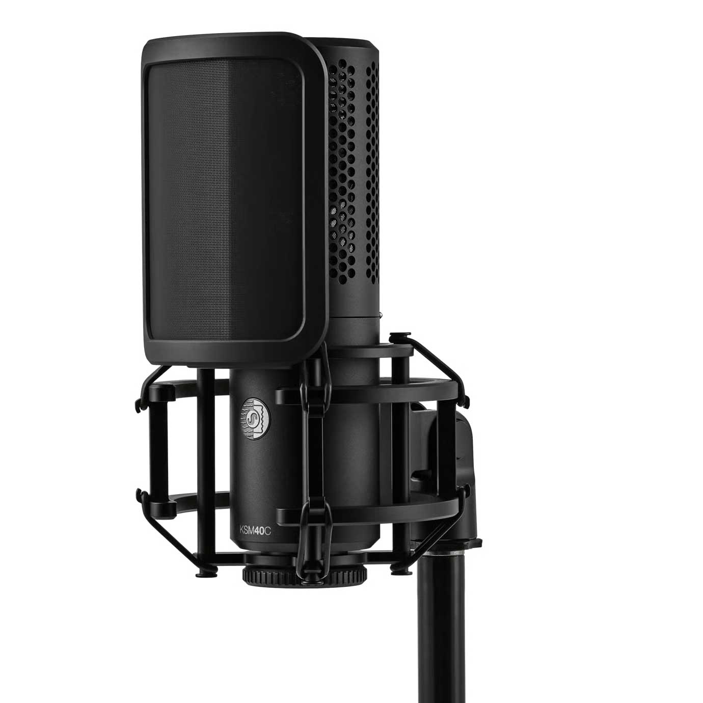 GUITARGUITAR Shure KSM40C Includes Shock Mount, Magnetic Pop Filter and Zippered Carrying Case