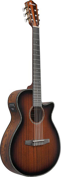 GUITARGUITAR Ibanez AEG74N Mahogany Sunburst High Gloss