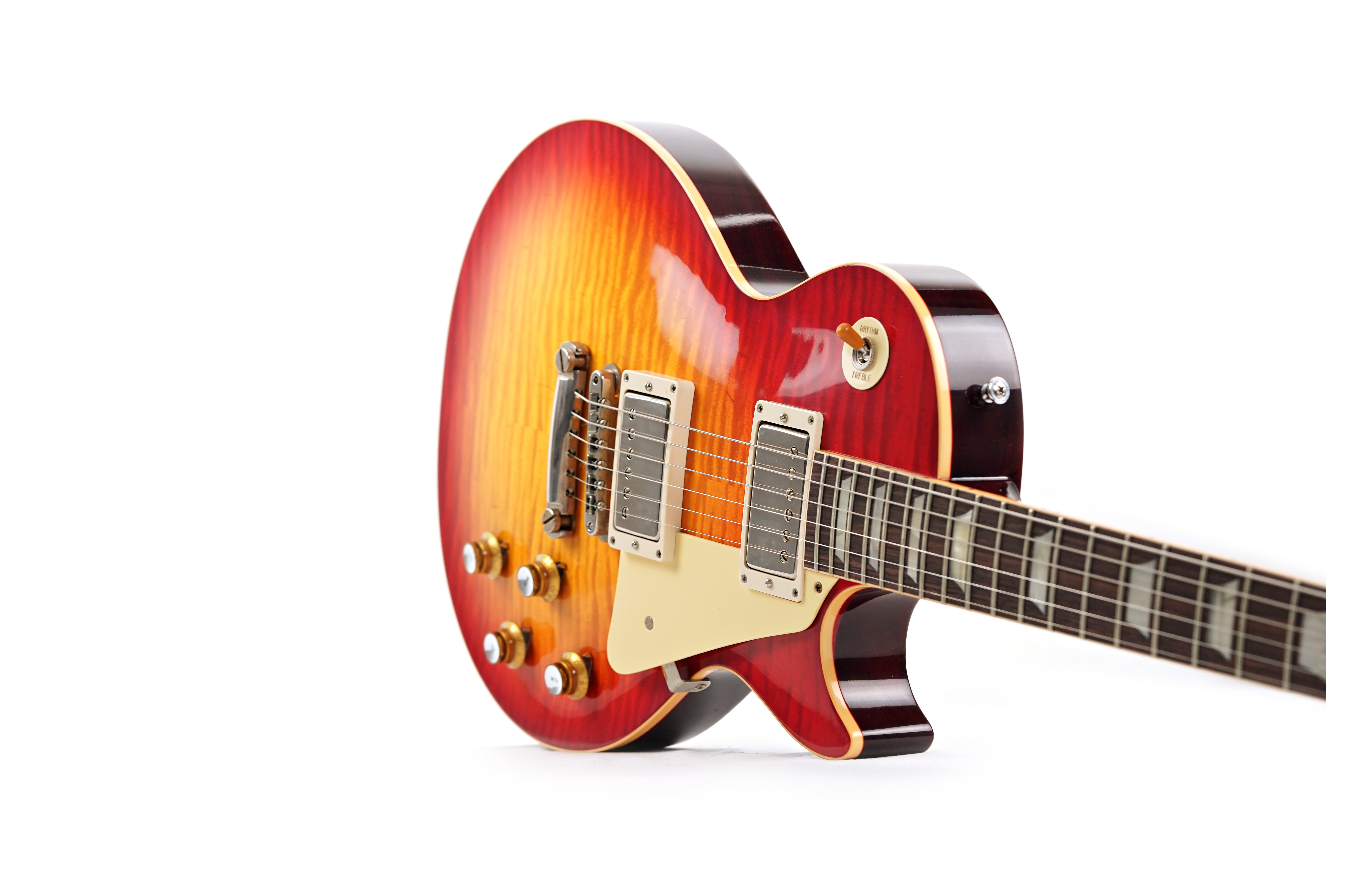 GUITARGUITAR Gibson Custom Shop Hand Selected 1960 Les Paul Standard Reissue VOS Washed Cherry Sunburst #04389