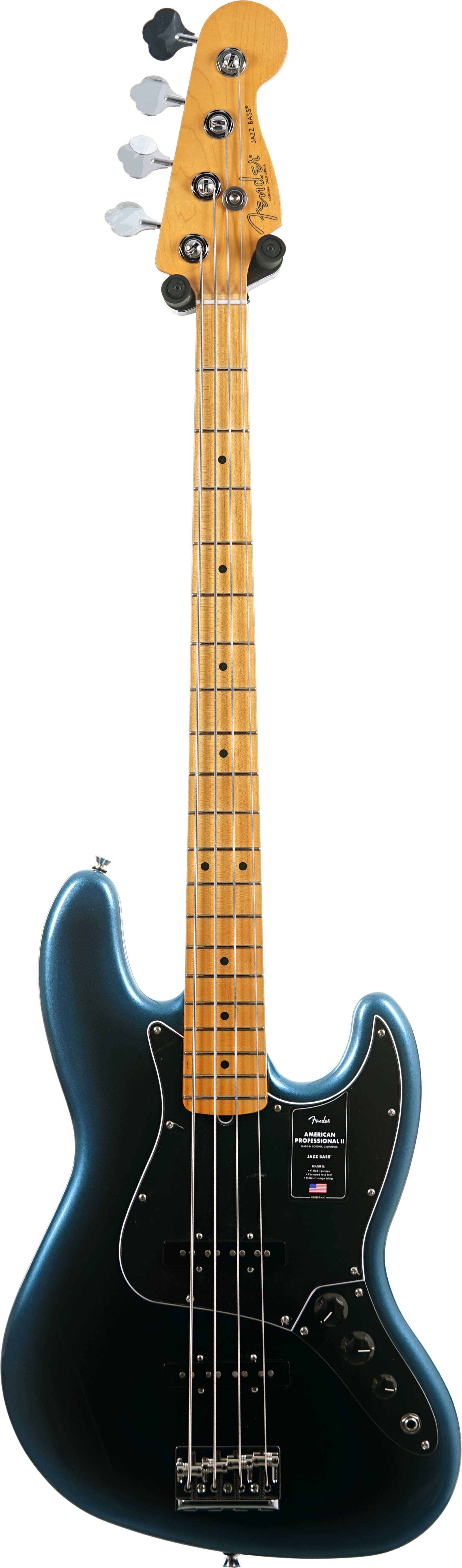 GUITARGUITAR Fender American Professional II Jazz Bass Dark Night Maple Fingerboard #US25038318