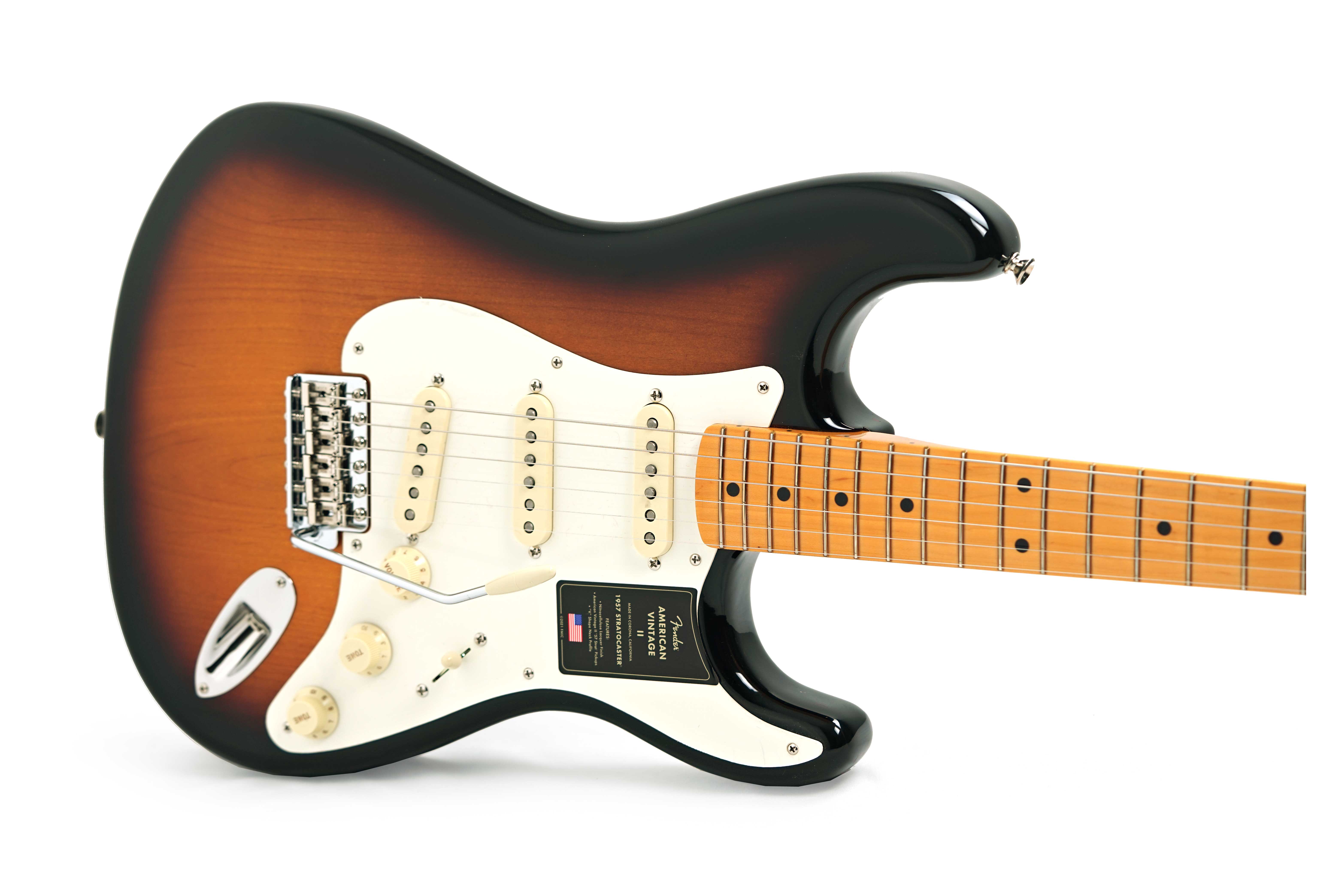 GUITARGUITAR Fender American Vintage II 1957 Stratocaster Maple Fingerboard 2 Colour Sunburst #V2551703