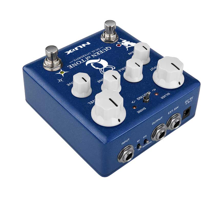 GUITARGUITAR NUX Queen of Tone Dual Stacked Overdrive Pedal