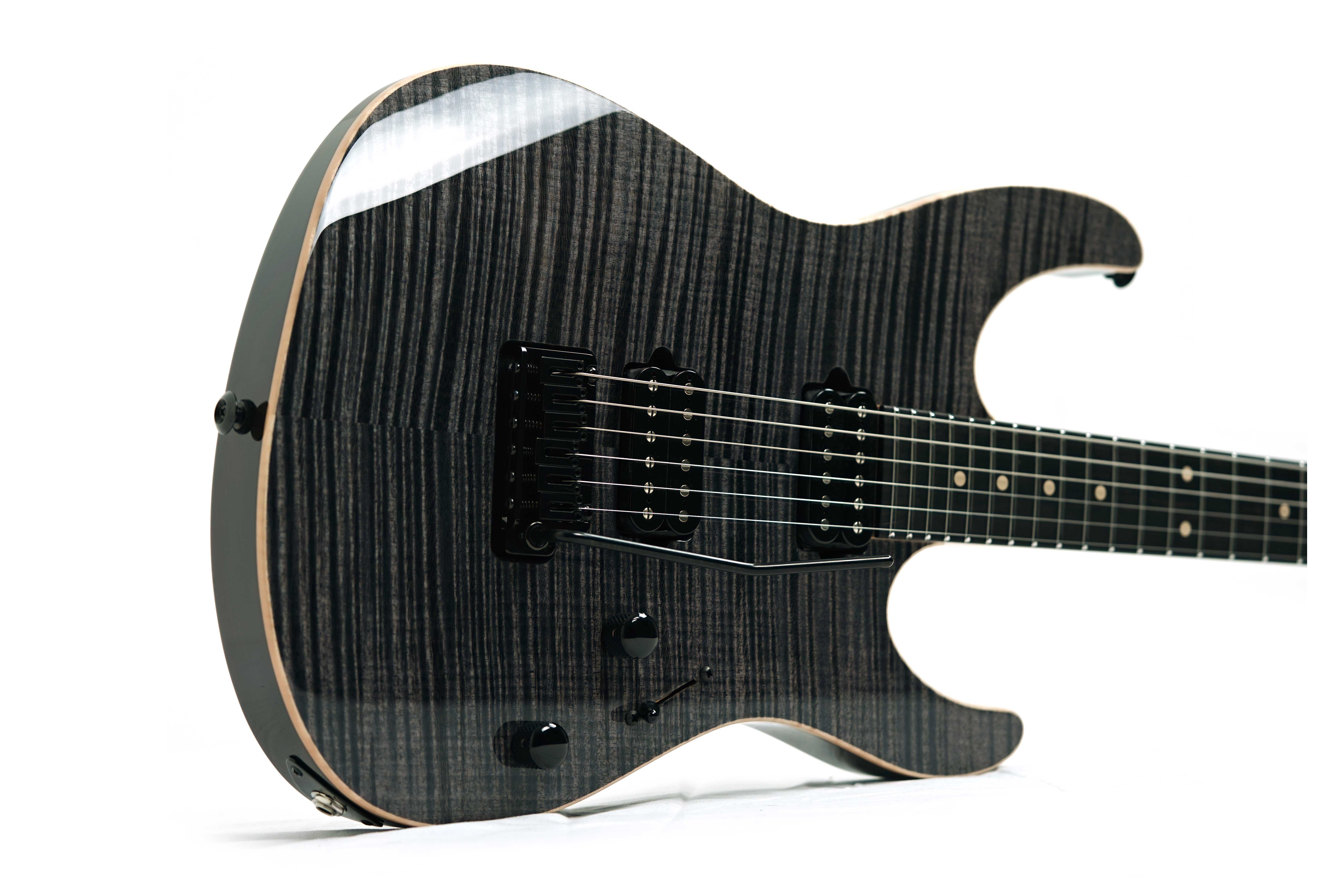 GUITARGUITAR Suhr Modern HH Flame Maple Trans Charcoal Ebony Fingerboard #87869