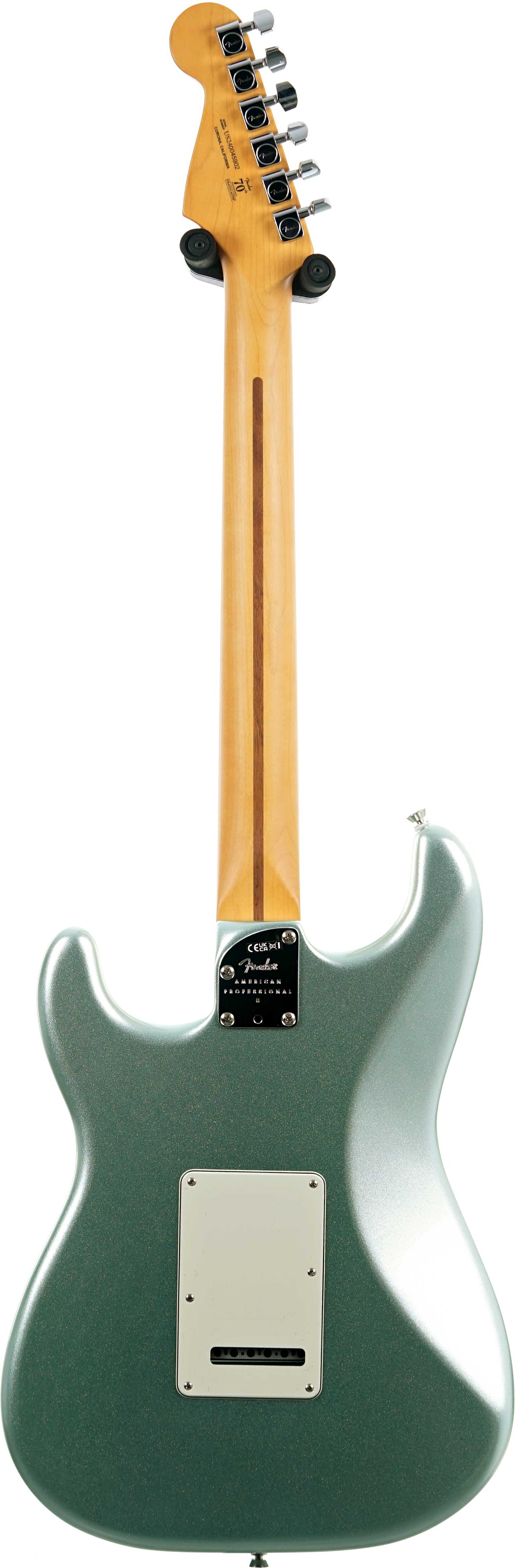 GUITARGUITAR Fender American Professional II Stratocaster HSS Mystic Surf Green Maple Fingerboard #US240045902