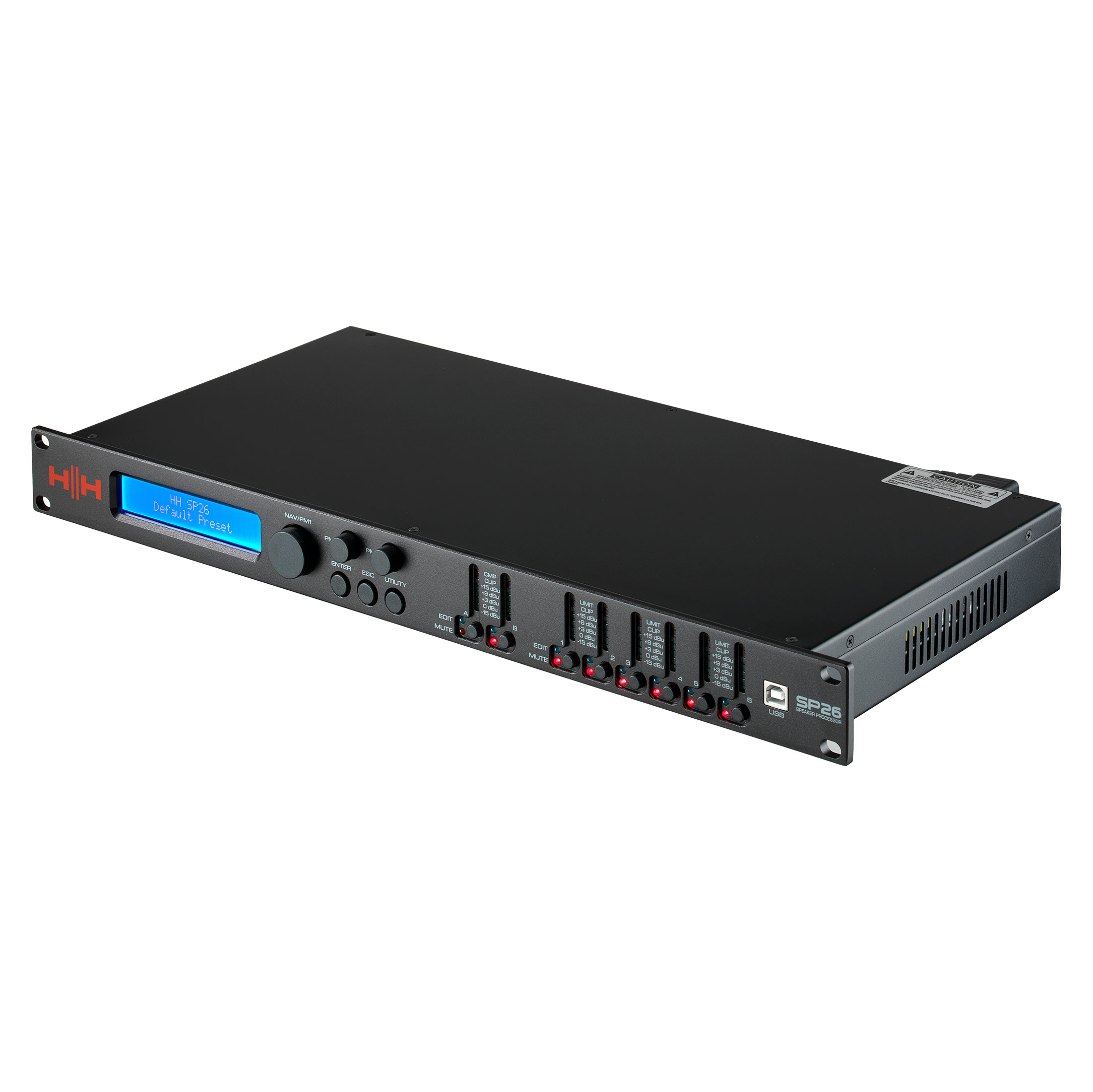 GUITARGUITAR HH SP Series SP26 Digital Loudspeaker Management Processor 2 in 6 out