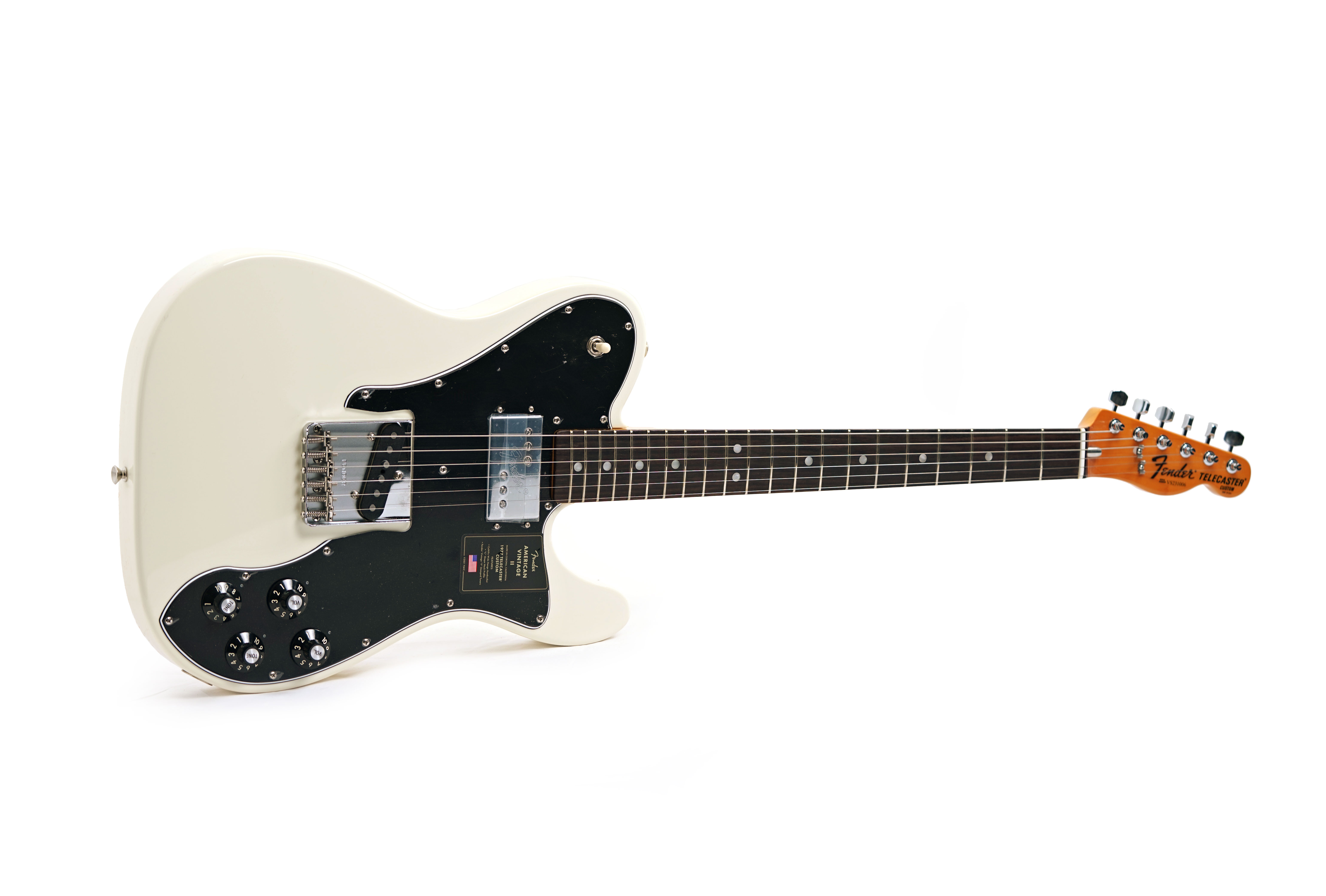 GUITARGUITAR Fender American Vintage II 1977 Telecaster Custom Rosewood Fingerboard Olympic White #VS231006