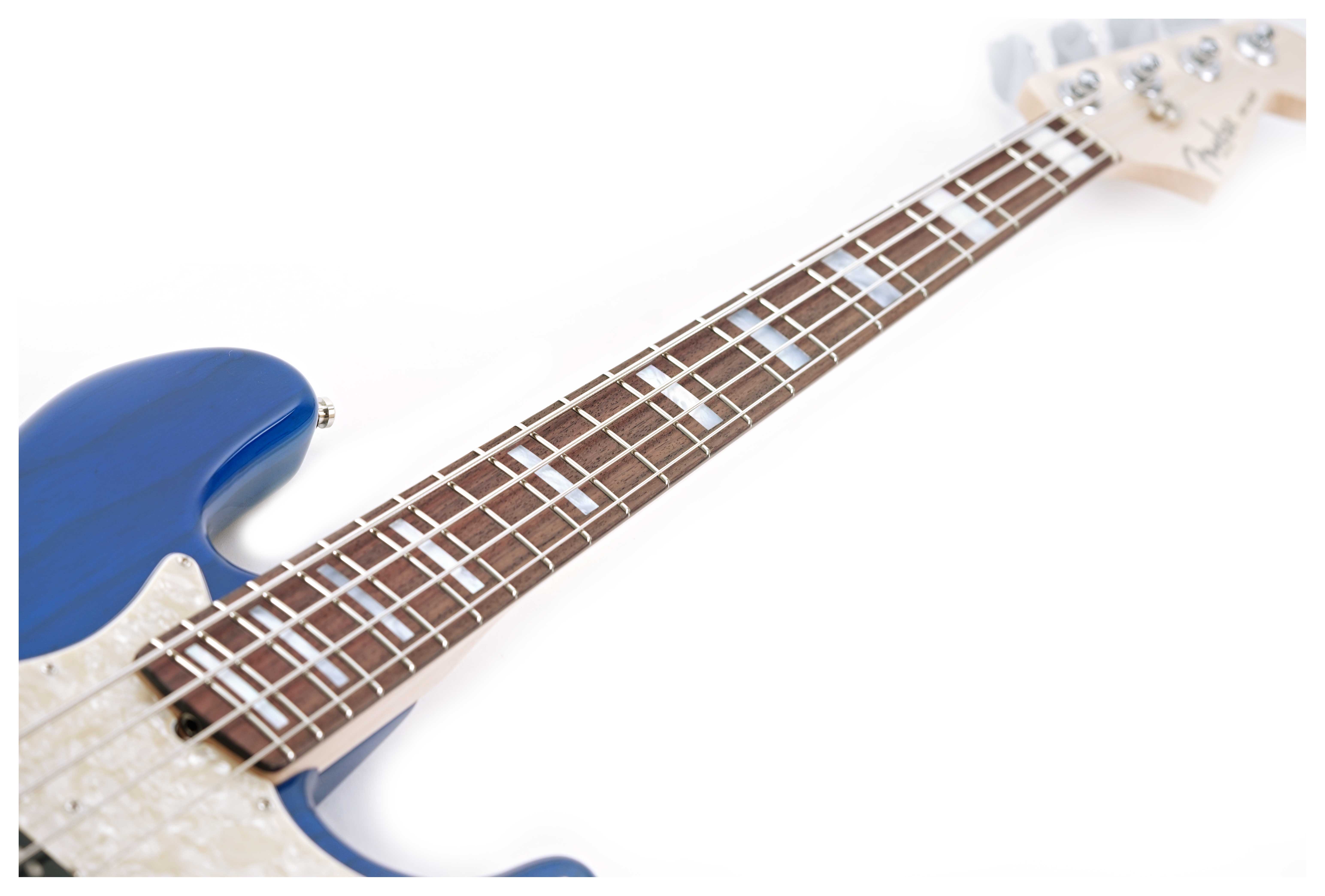 GUITARGUITAR Fender Custom Shop Custom Classic Jazz Bass IV Sapphire Blue Transparent Rosewood Fingerboard #cz568257