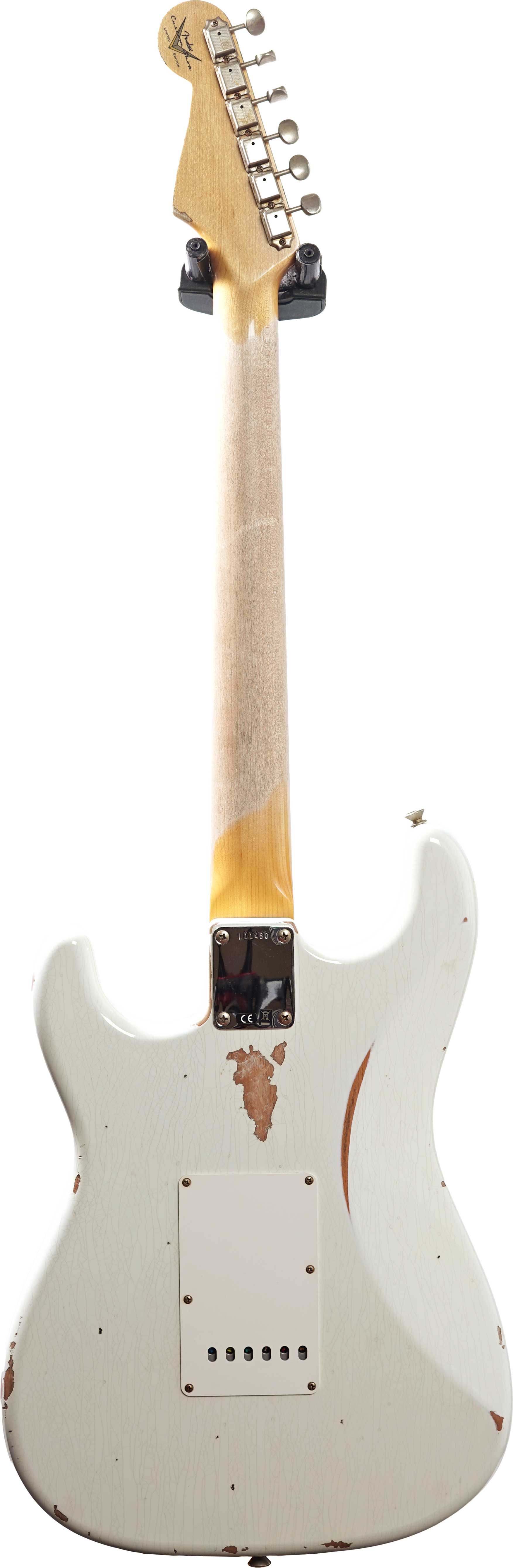 GUITARGUITAR Fender Custom Shop Limited Edition 1964 L-Series Stratocaster Heavy Relic Olympic White #L11480