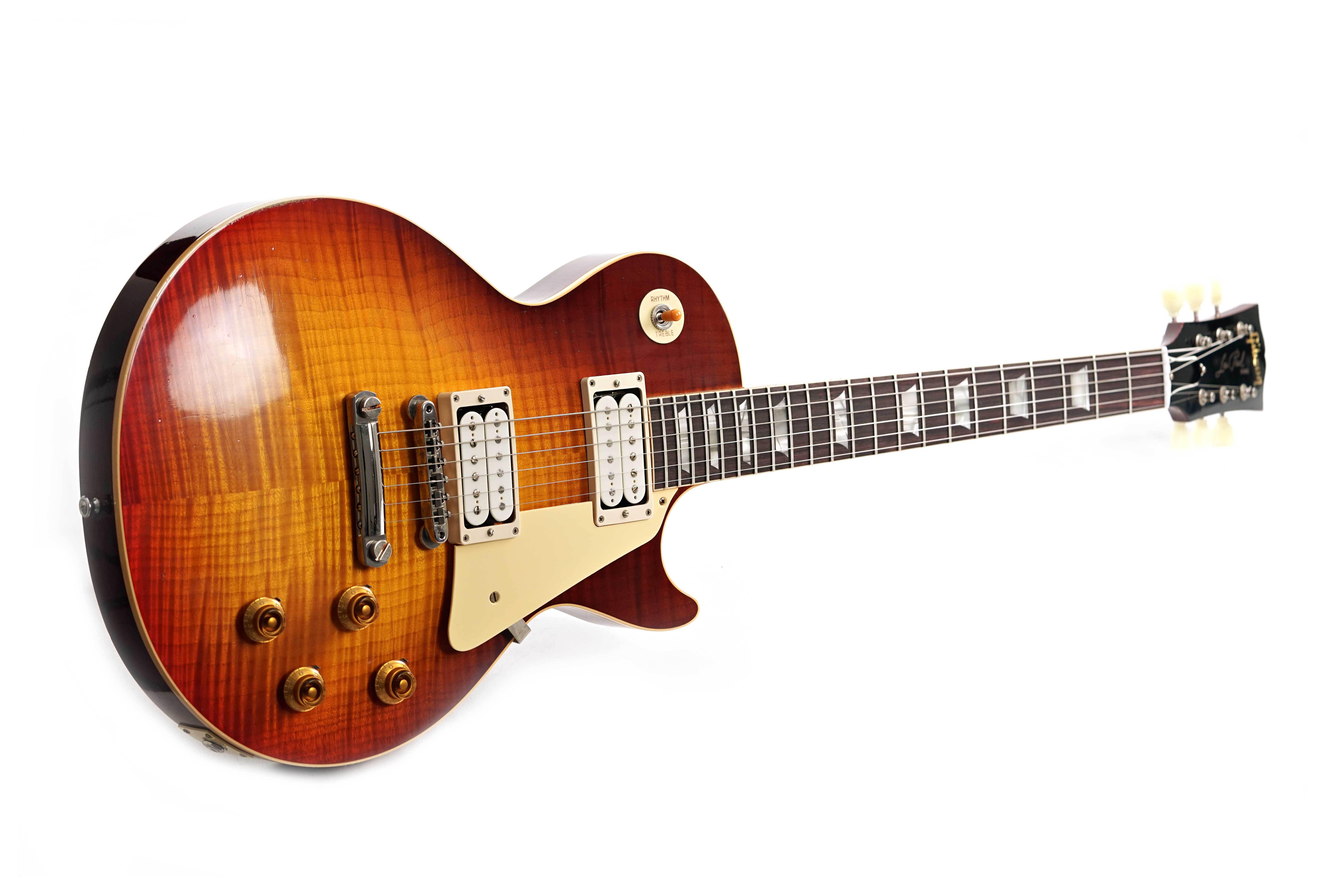 GUITARGUITAR Gibson Custom Shop Made 2 Measure 1959 Les Paul Standard Double White Royal Teaburst Murphy Lab Light Aged #943536