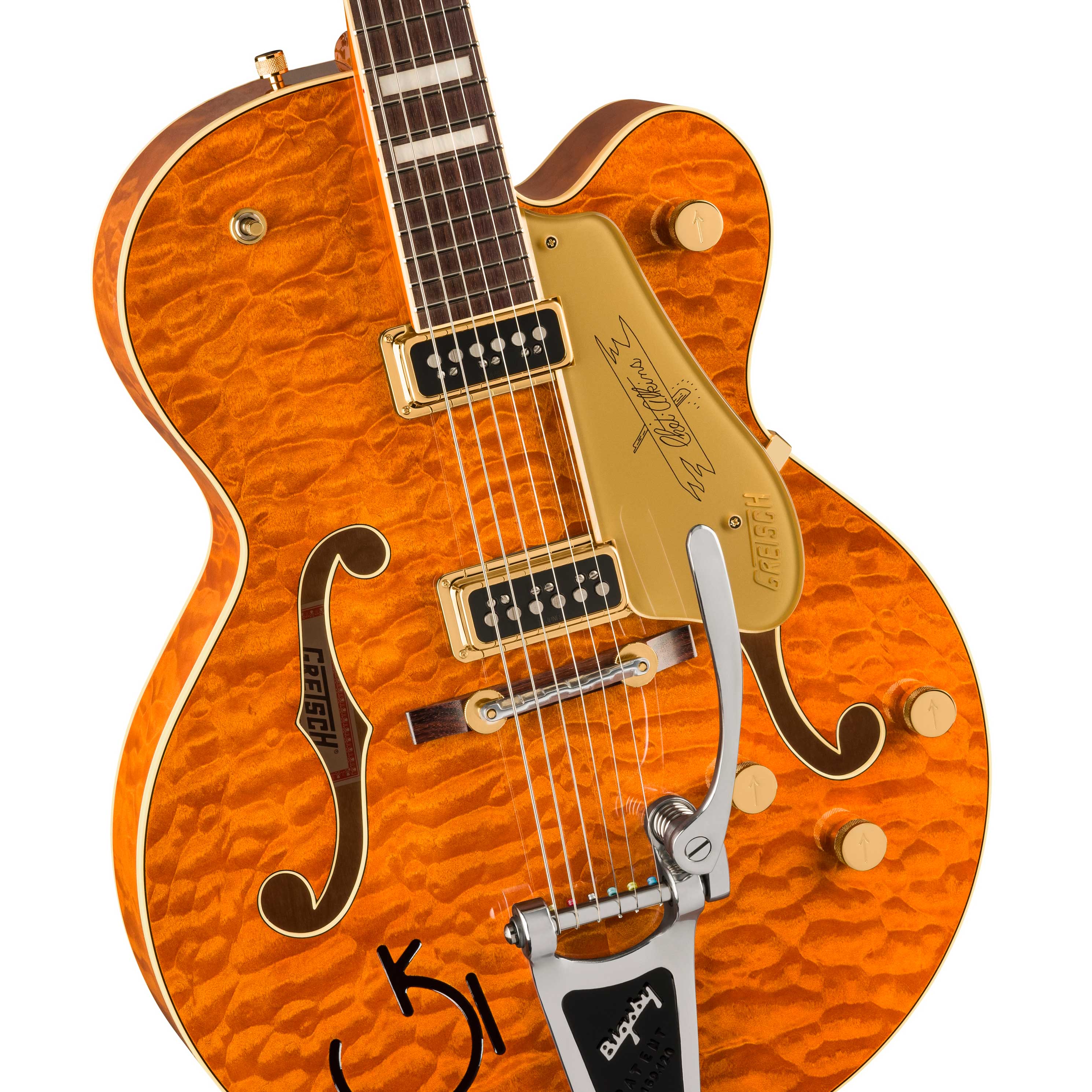 GUITARGUITAR Gretsch G6120TGQM-56 Limited Edition Chet Atkins Roundup Orange