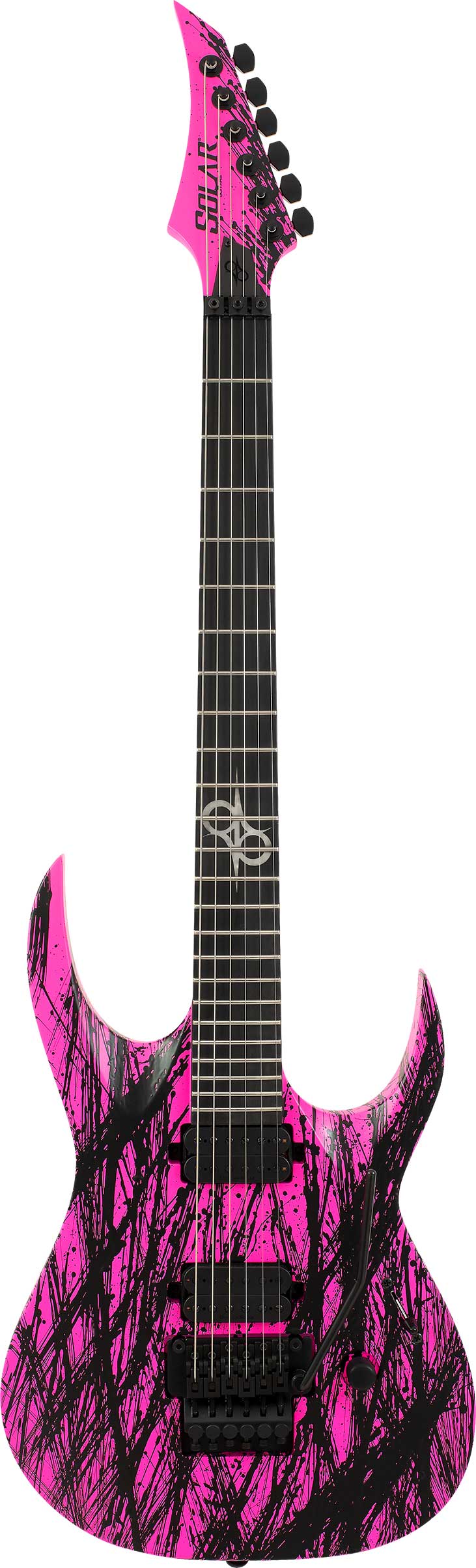 GUITARGUITAR Solar Guitars A2.6FRPN Canibalismo Pink Neon Matte
