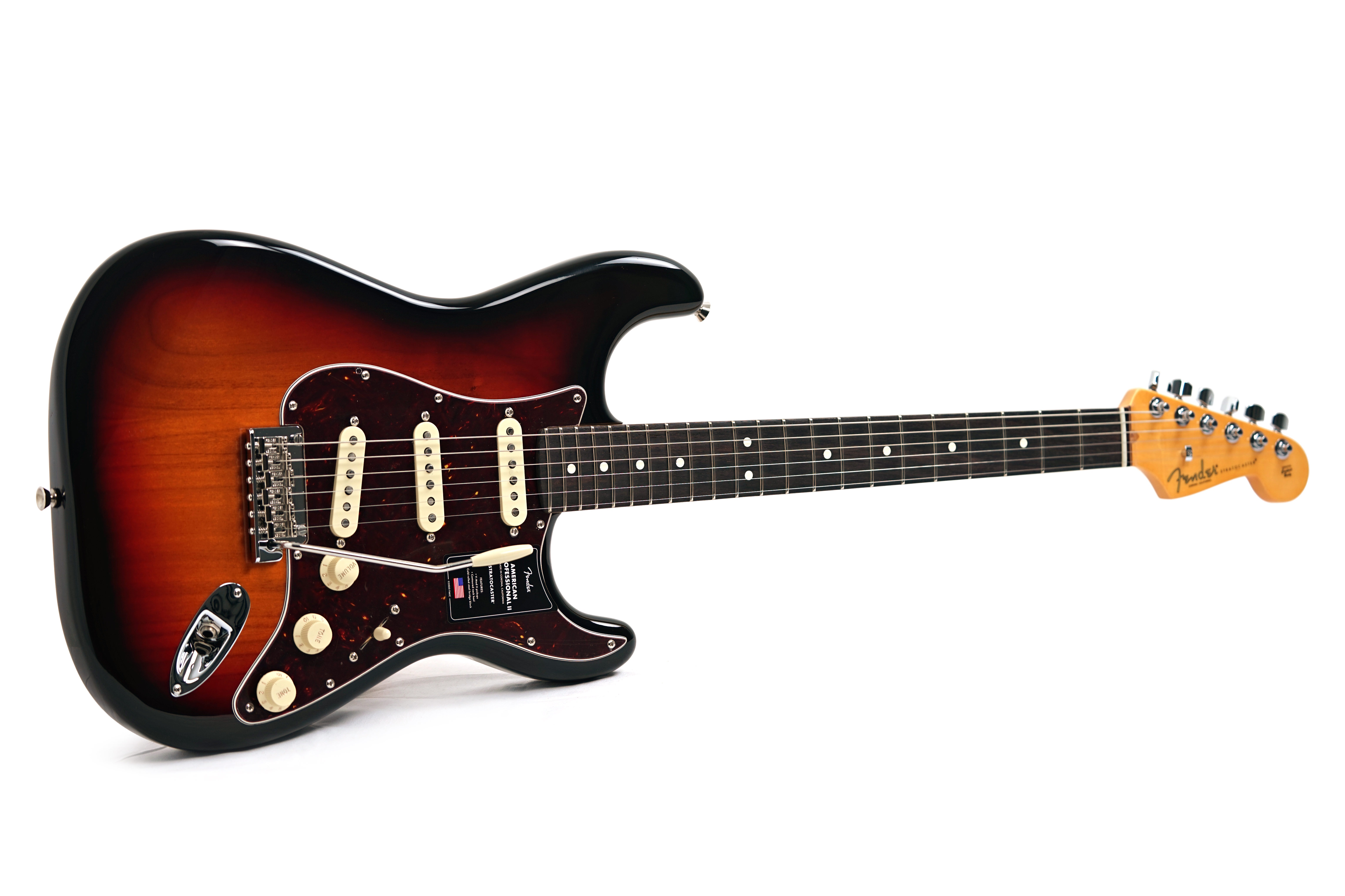 GUITARGUITAR Fender American Professional II Stratocaster 3 Tone Sunburst Rosewood Fingerboard #US25092833