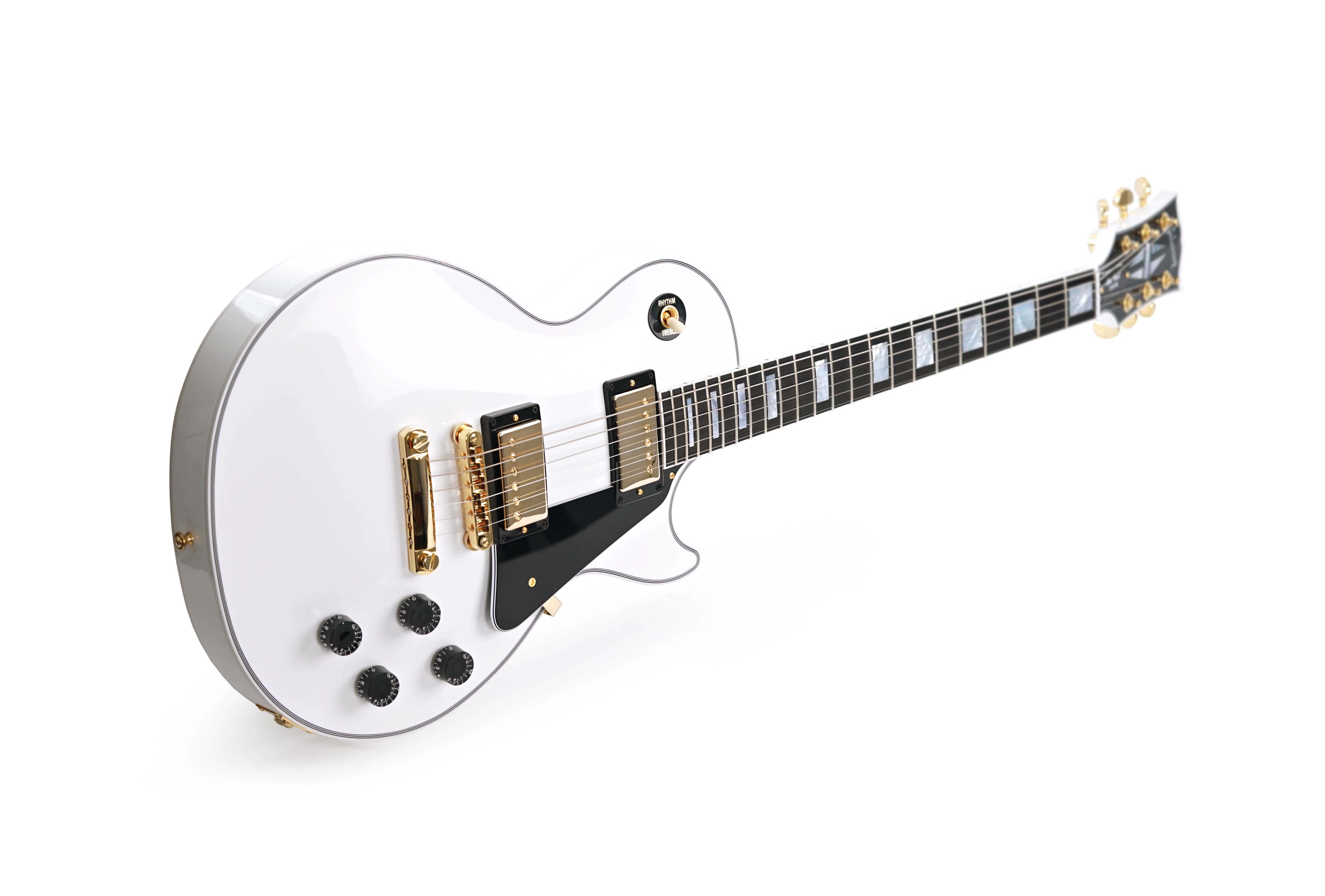 GUITARGUITAR Gibson Custom Shop Les Paul Custom Alpine White with Ebony Fingerboard Gloss #CS501856