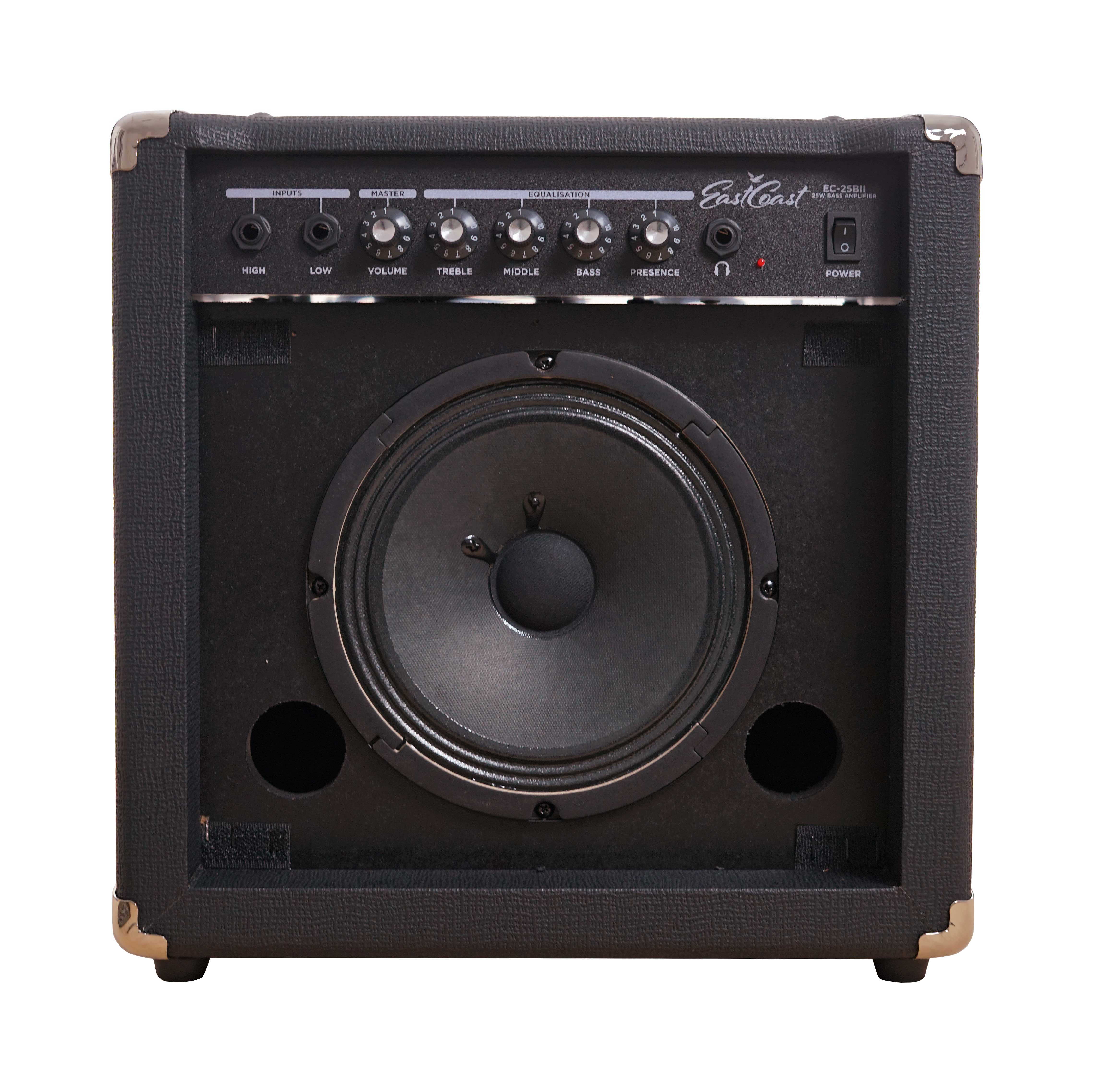 GUITARGUITAR EastCoast EC-25BII 25 Watt Bass Combo Practice Amp