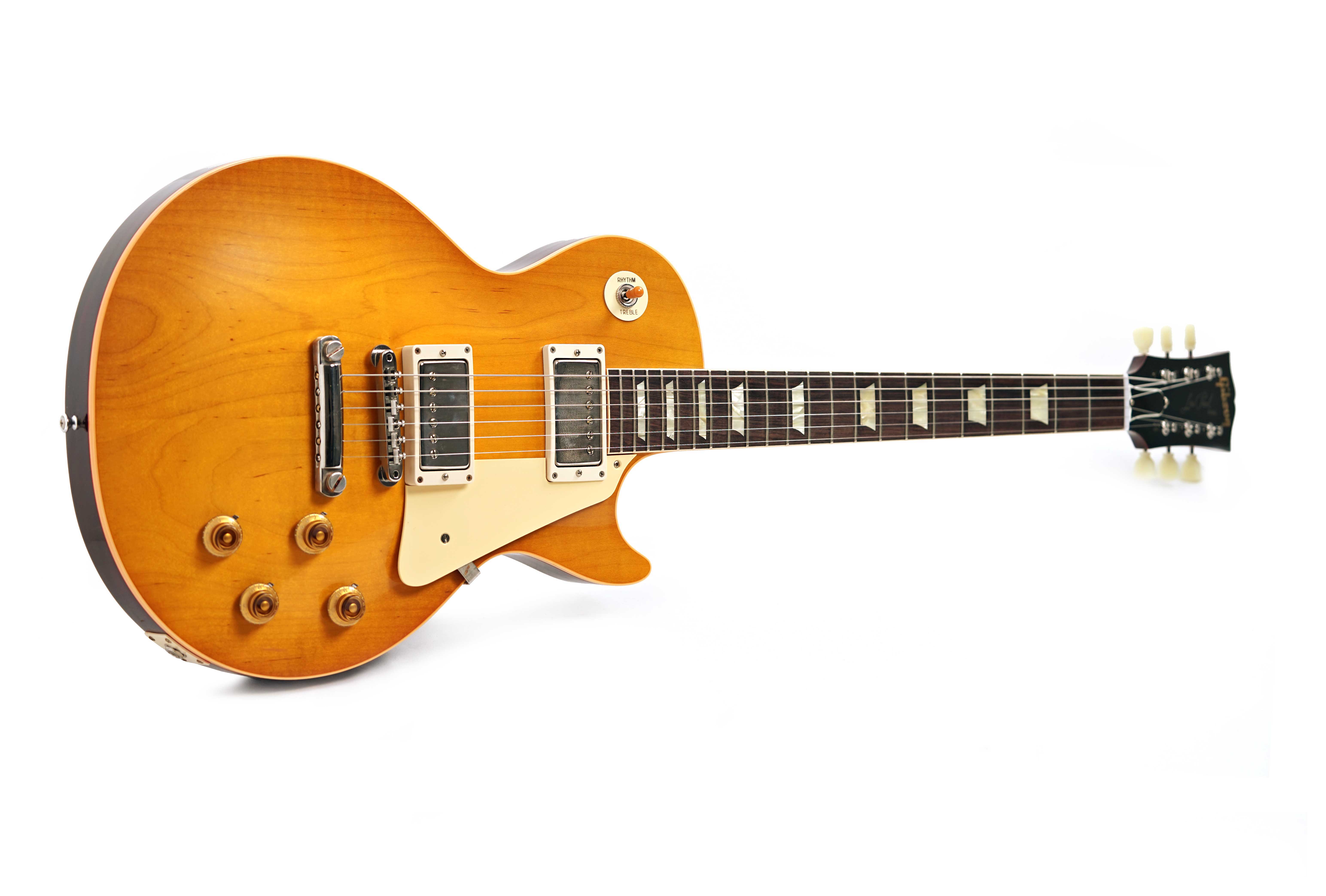 GUITARGUITAR Gibson Custom Shop 1958 Les Paul Standard Reissue Lemon Burst VOS #85367