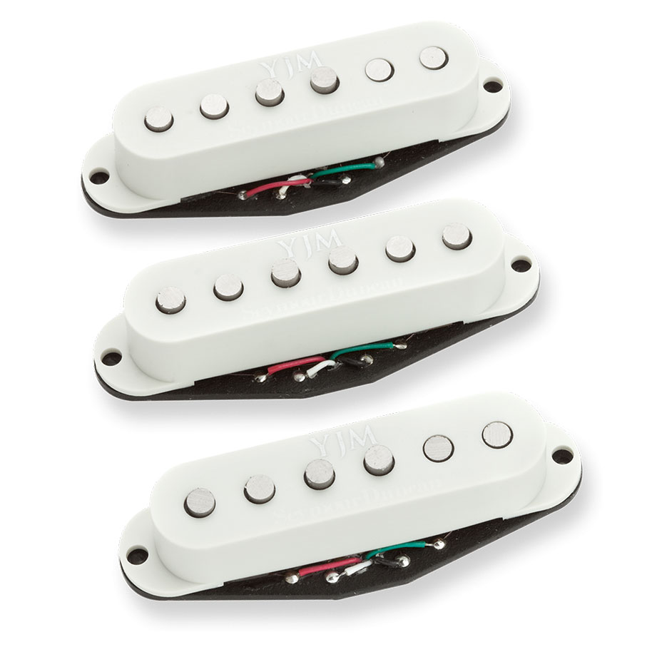 GUITARGUITAR Seymour Duncan Yngwie Malmsteen YJM Fury Strat STK-10S Set Off White