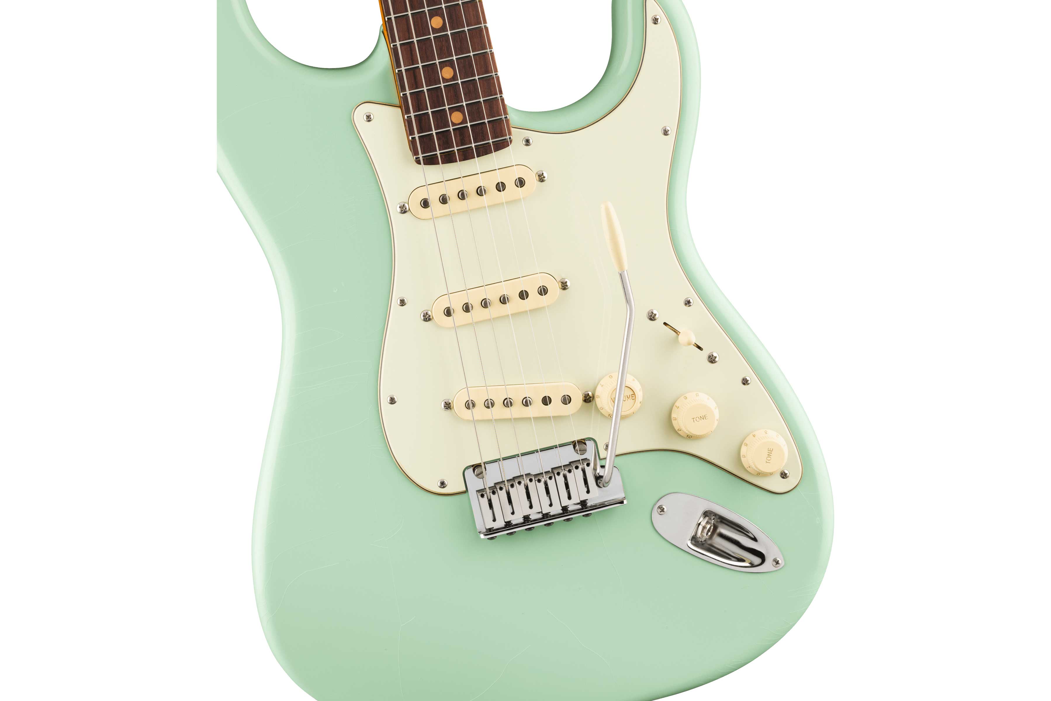 GUITARGUITAR Fender American Ultra Luxe Vintage 60s Stratocaster Surf Green