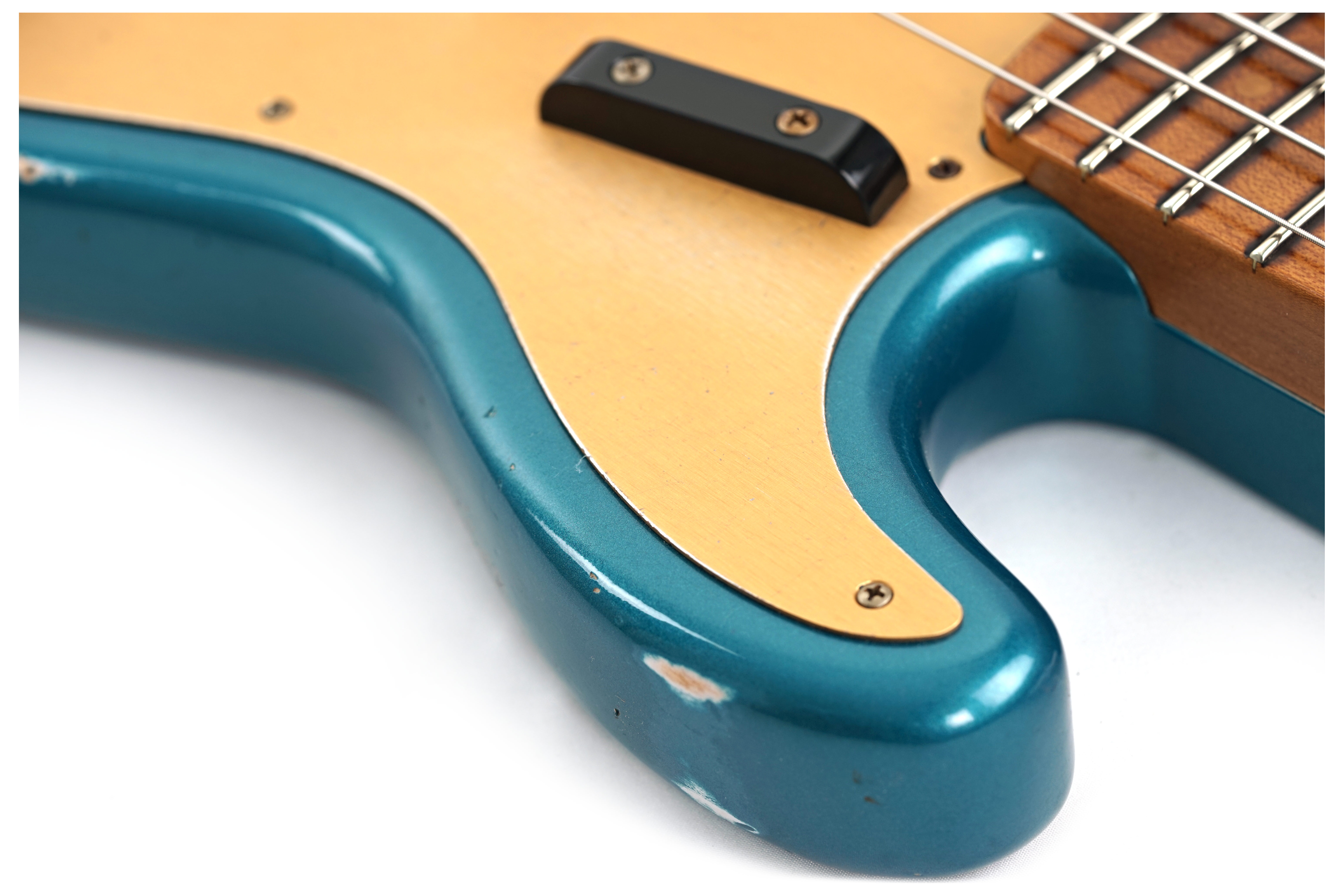 GUITARGUITAR Fender Custom Shop Precision Jazz Collection Bass Relic Ocean Turquoise #R143624