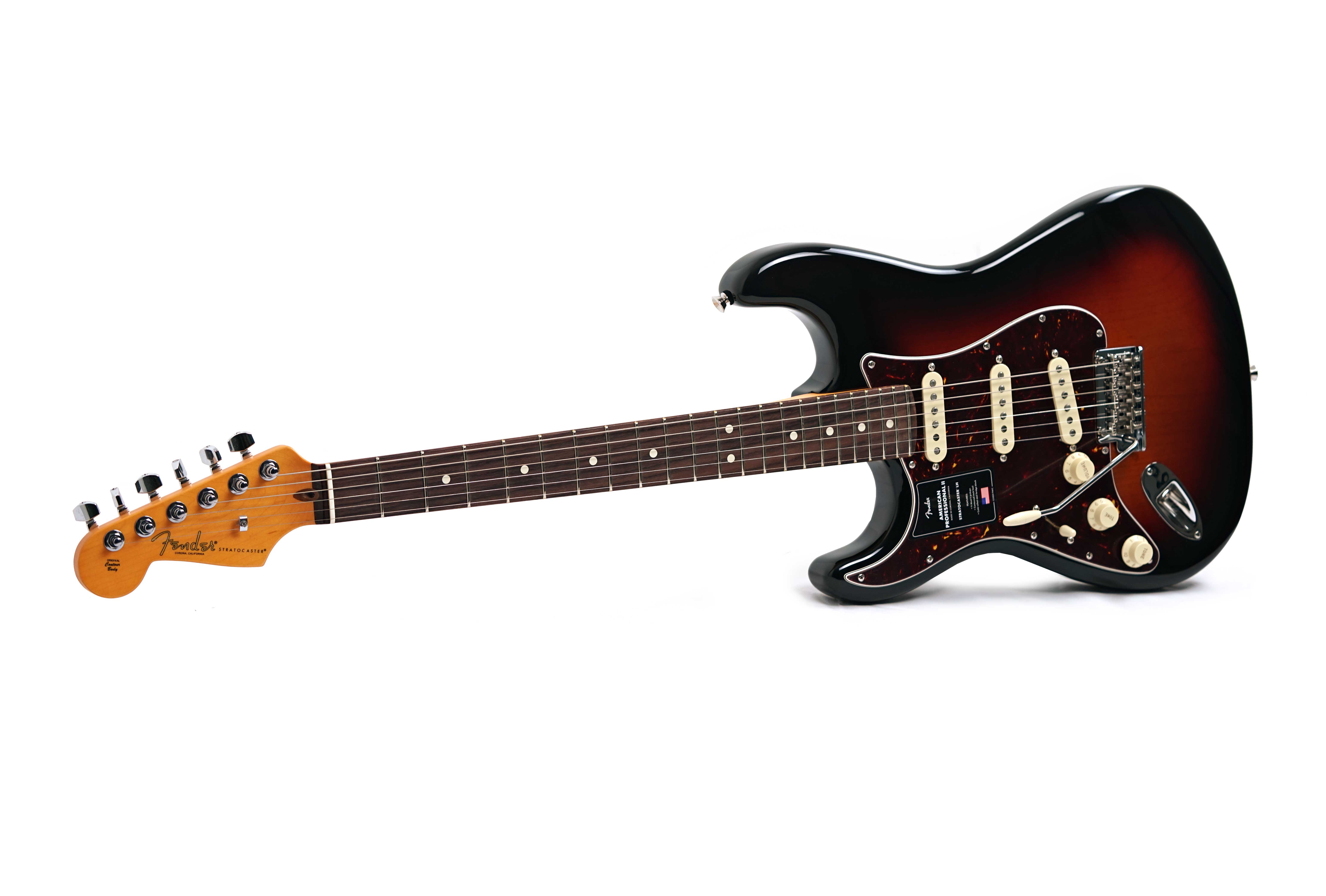 GUITARGUITAR Fender American Professional II Stratocaster 3 Tone Sunburst Rosewood Fingerboard Left Handed #US25086281