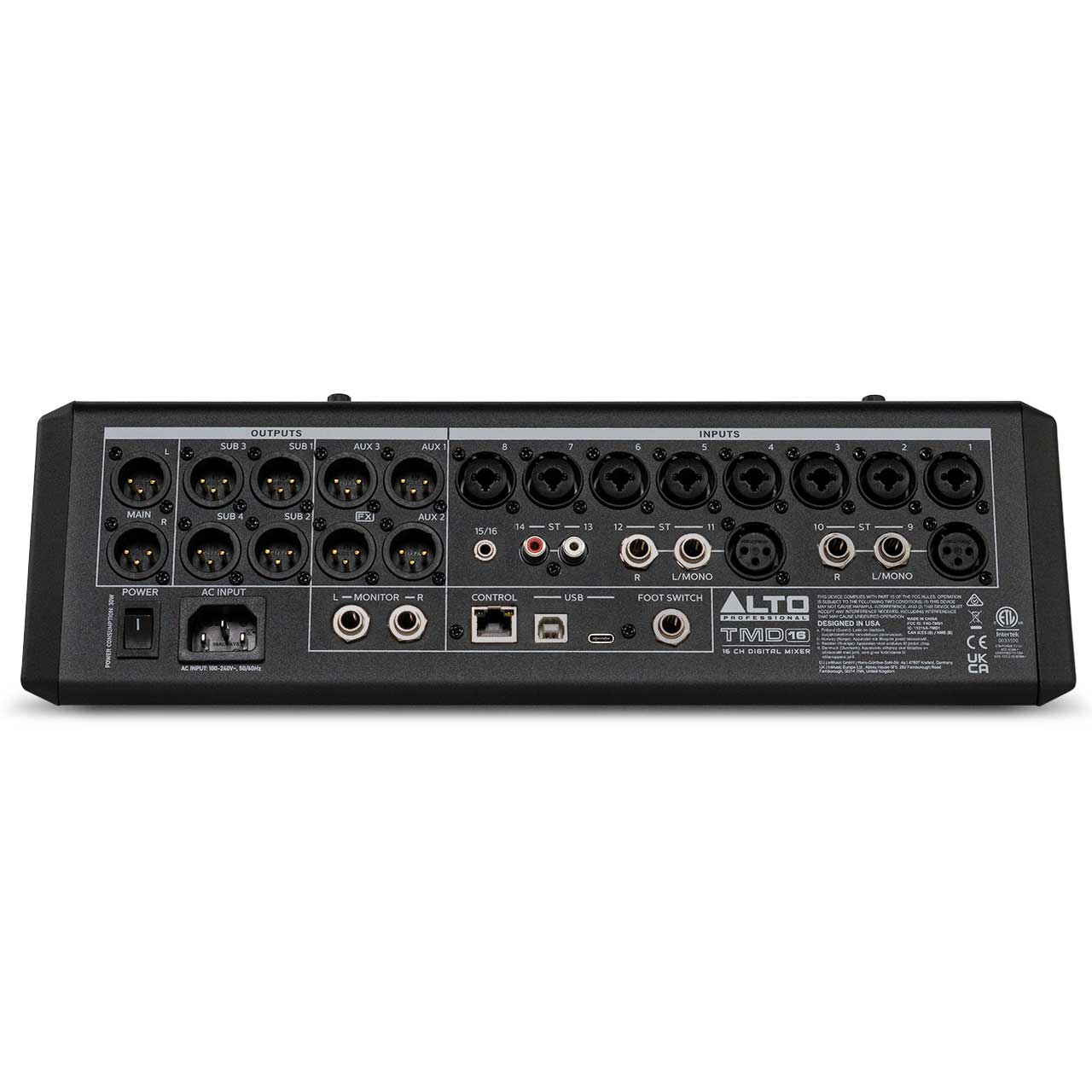 GUITARGUITAR Alto TMD16 16-Channel Compact Digital Mixer with Bluetooth and USB