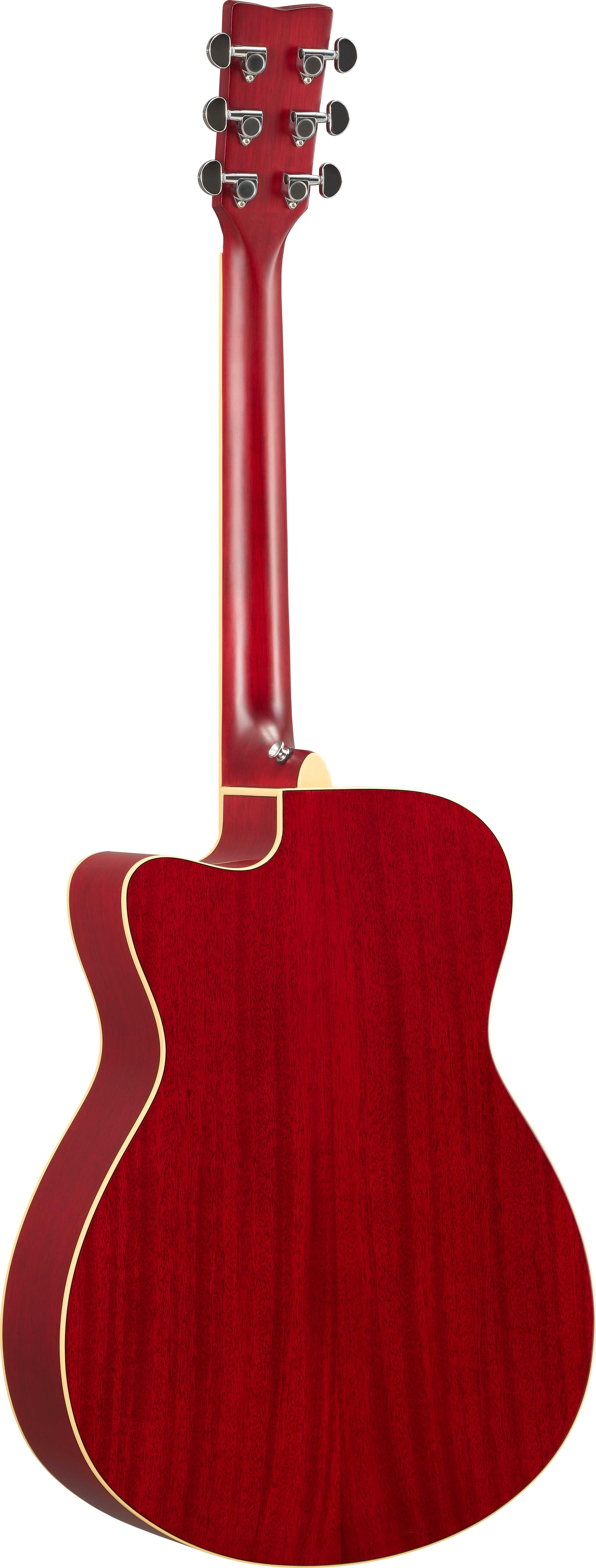 GUITARGUITAR Yamaha FSCTARR Transacoustic FS Cutaway Ruby Red
