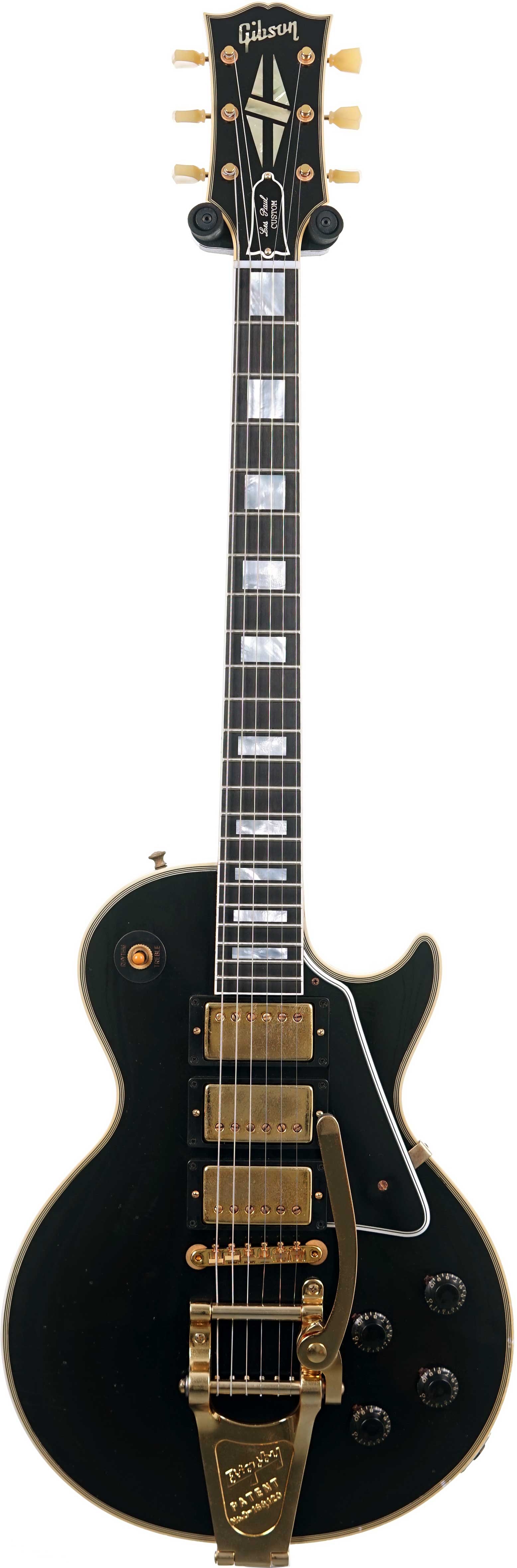 GUITARGUITAR Gibson Custom Shop Murphy Lab 1957 Les Paul Custom Reissue 3-Pickup Bigsby Light Aged #75997